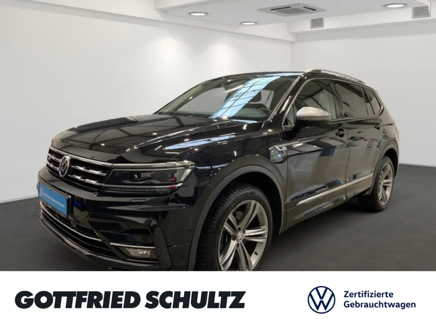 Volkswagen Tiguan Allspace HIGHLINE TSI DSG R-LINE 7-SITZE AHK HEAD-UP APP-CO Schwarz - 1