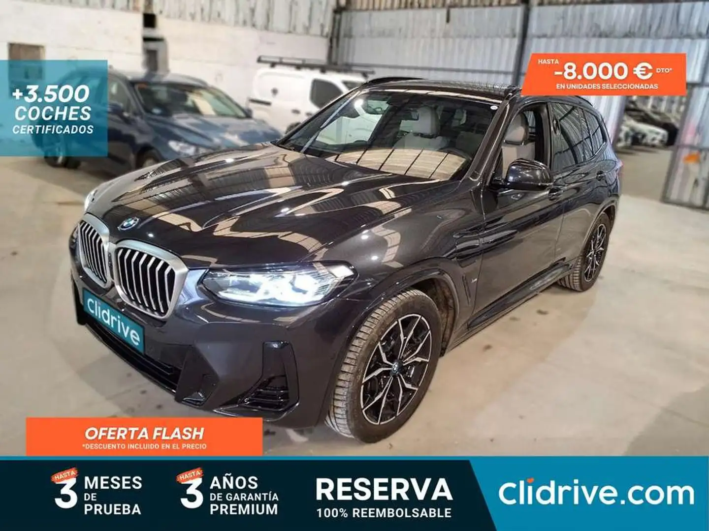 BMW X3 xDrive30e xLine Gris - 1