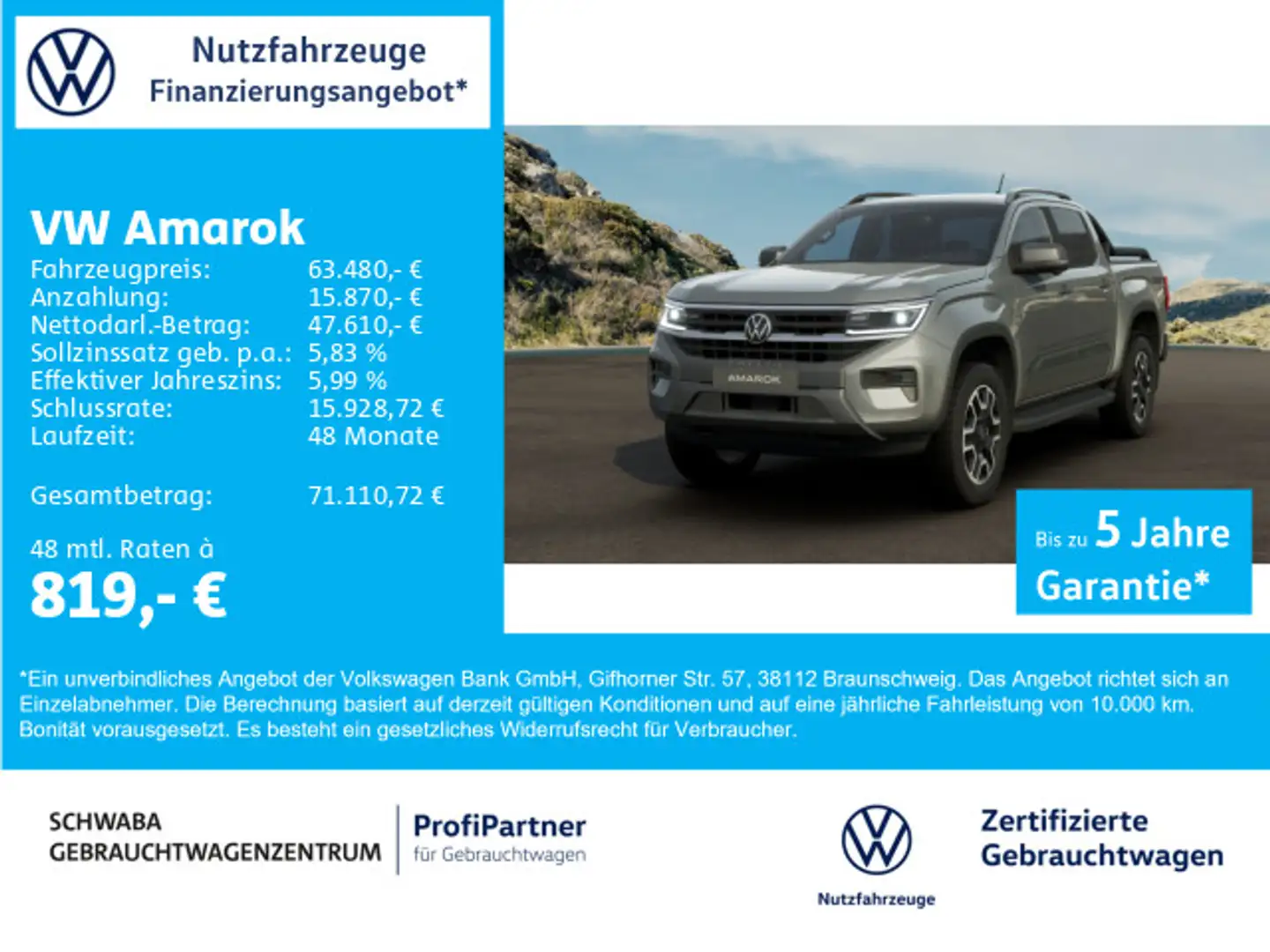 Volkswagen Amarok PanAmericana Double Cap 3.0 TDI *AHK*20"* Gris - 1