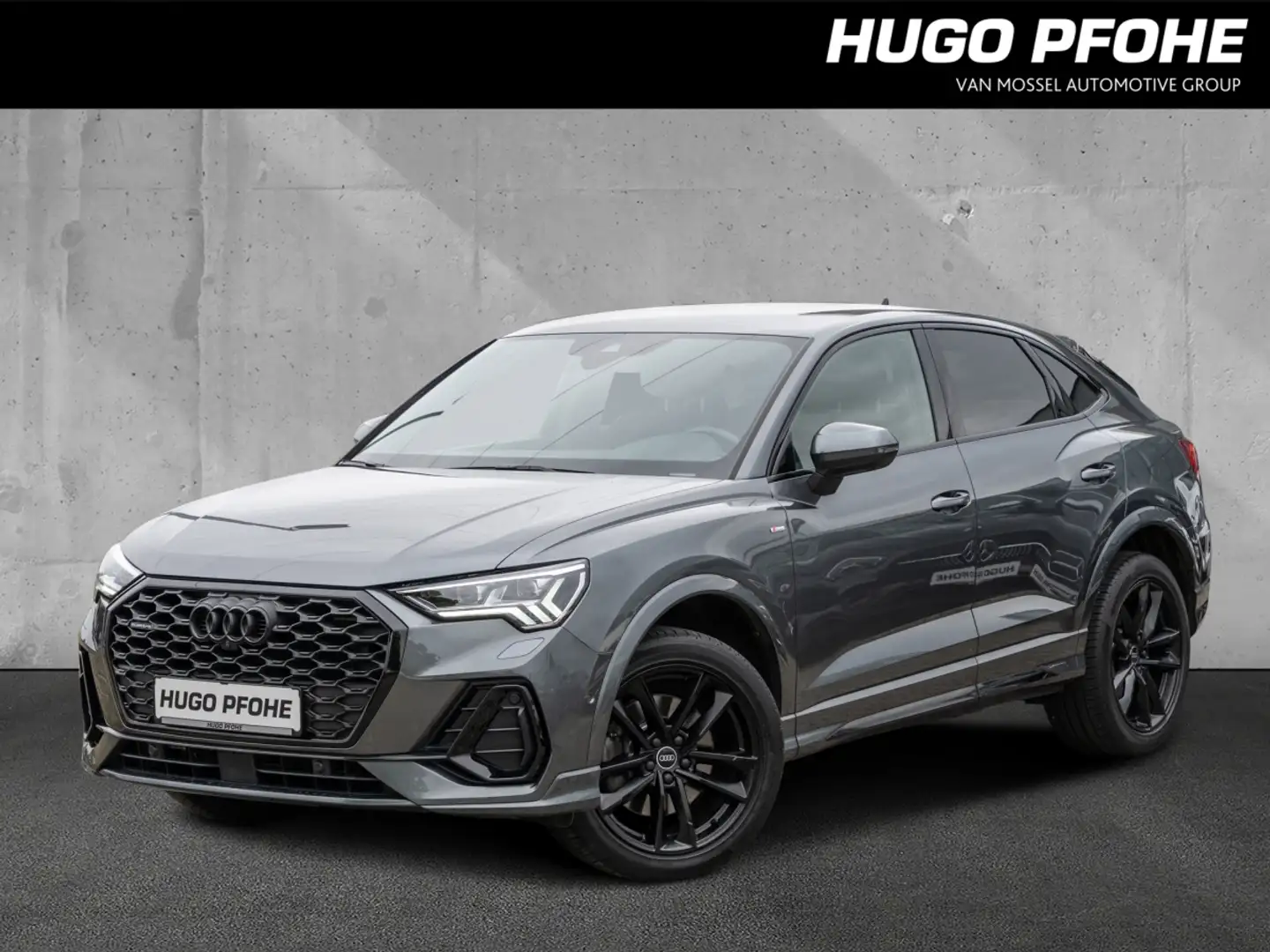 Audi Q3 Sportback 40 2.0 TDI quattro S line SHZ Navi Gris - 1