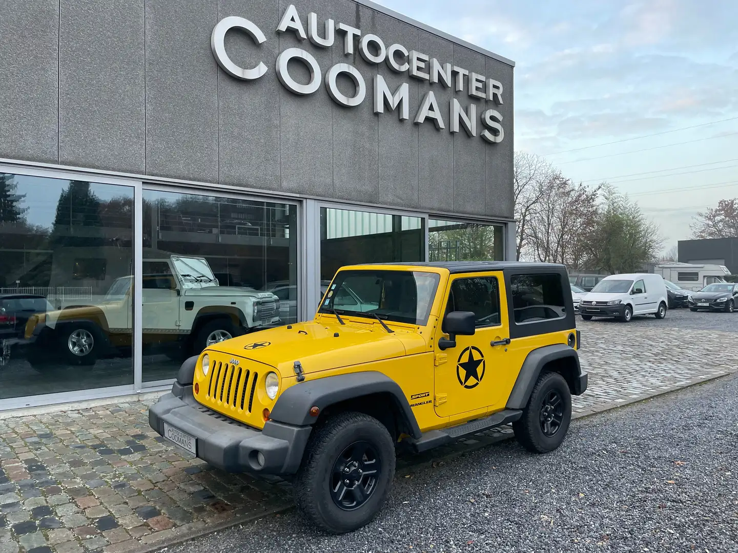 Jeep Wrangler 2.8 CRD Sport LICHTE VRACHT Geel - 1