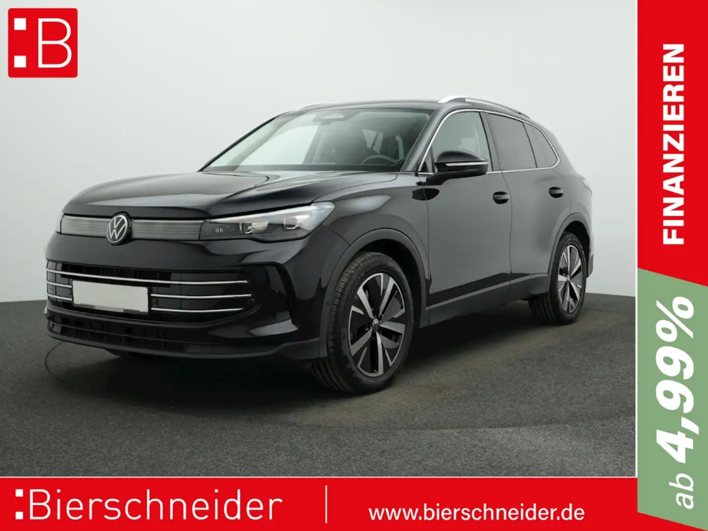 Volkswagen Tiguan 2.0 TDI DSG Elegance AHK NAVI ALU19 Schwarz - 1