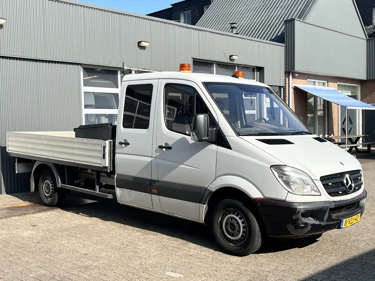 Mercedes-Benz Sprinter 310 2.2 CDI 432 DC Openlaadbak Airco Trekhaak 2000 Wit - 1