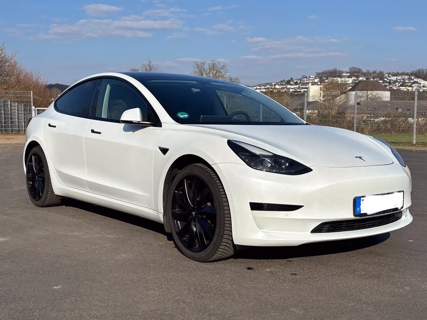 Tesla Model 3 SR+ 19 Zoll Scheiben getönt Alcantara Garantie 96 Blanc - 2