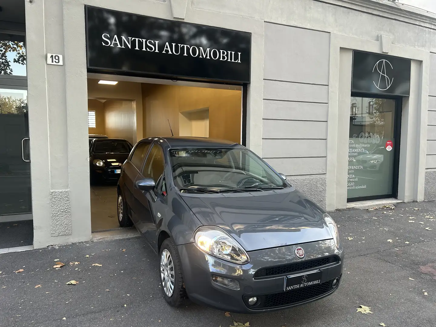 Fiat Punto 1.2 69cv Lounge 5p EURO 6 - 95.000KM!!! Grigio - 1