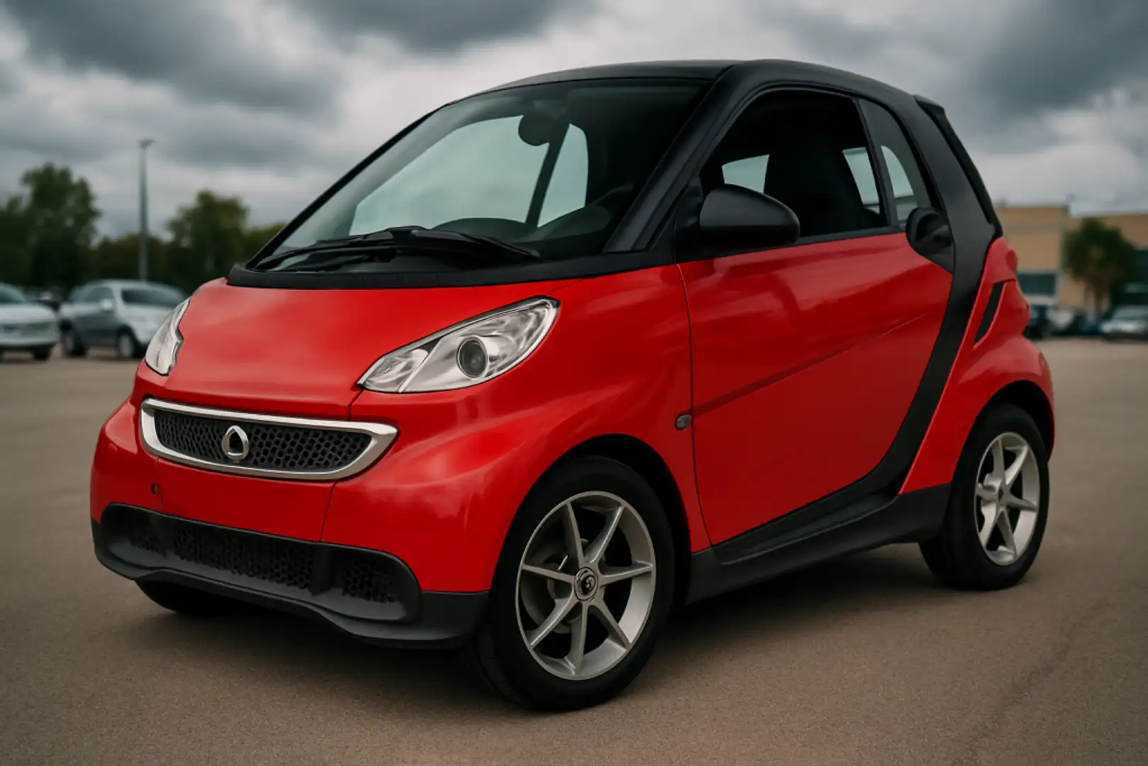 smart forTwo Cabrio 52 mhd Pure Aut. Rojo - 1