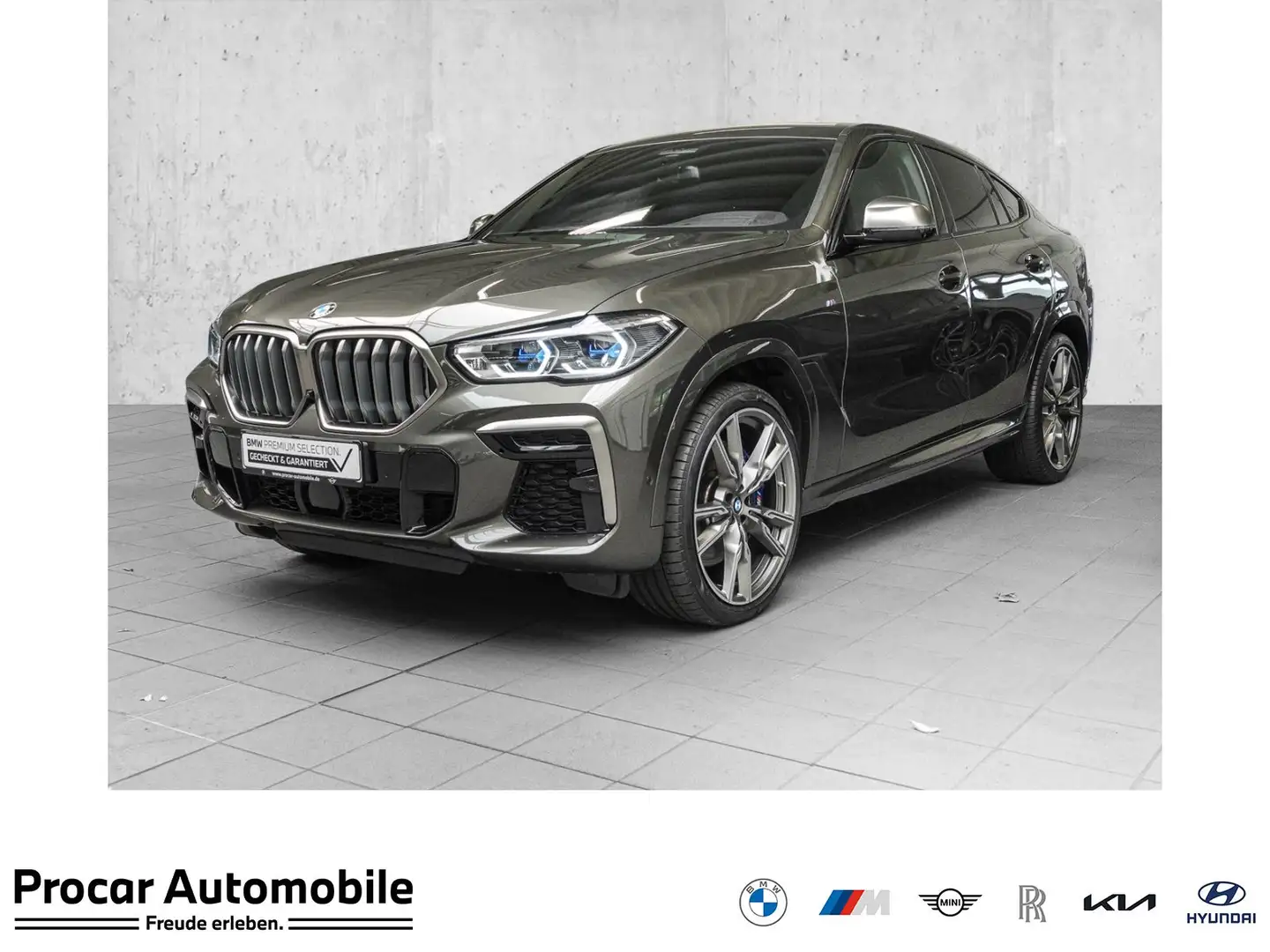 BMW X6 M50i KOMF INTEGRAL 4 ZONEN H&K SOUND HUD MASSAGE P Gris - 1