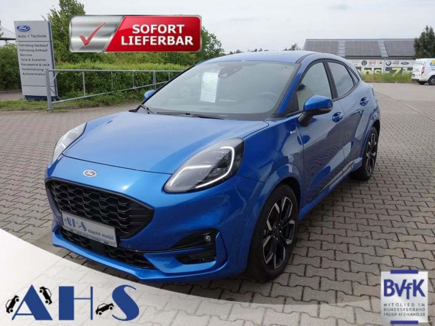 Ford Puma 1,0 EcoBoost Hybrid 114kW ST-Line X Auto Blau - 1