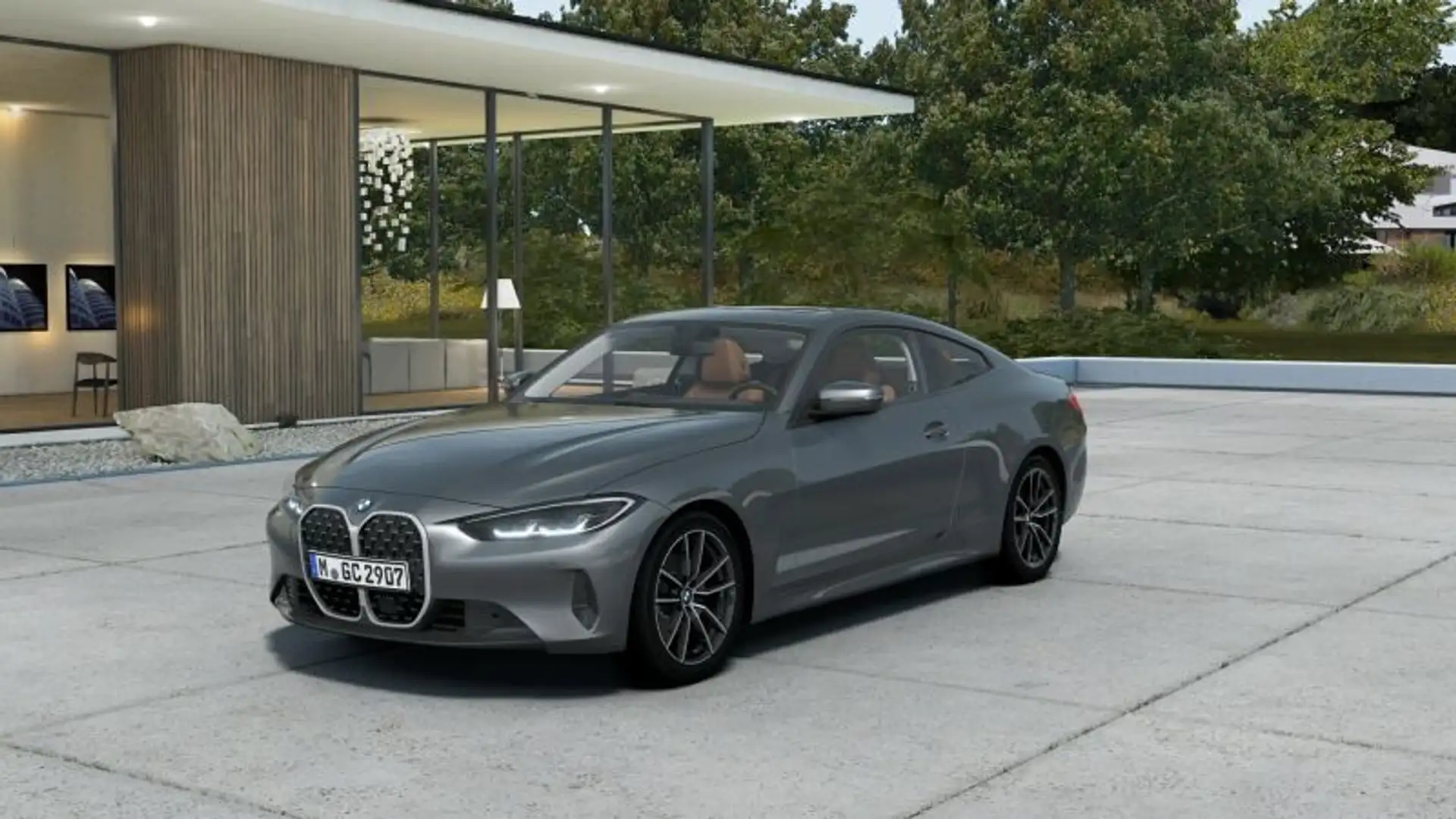 BMW 420 i Coupe Gris - 2