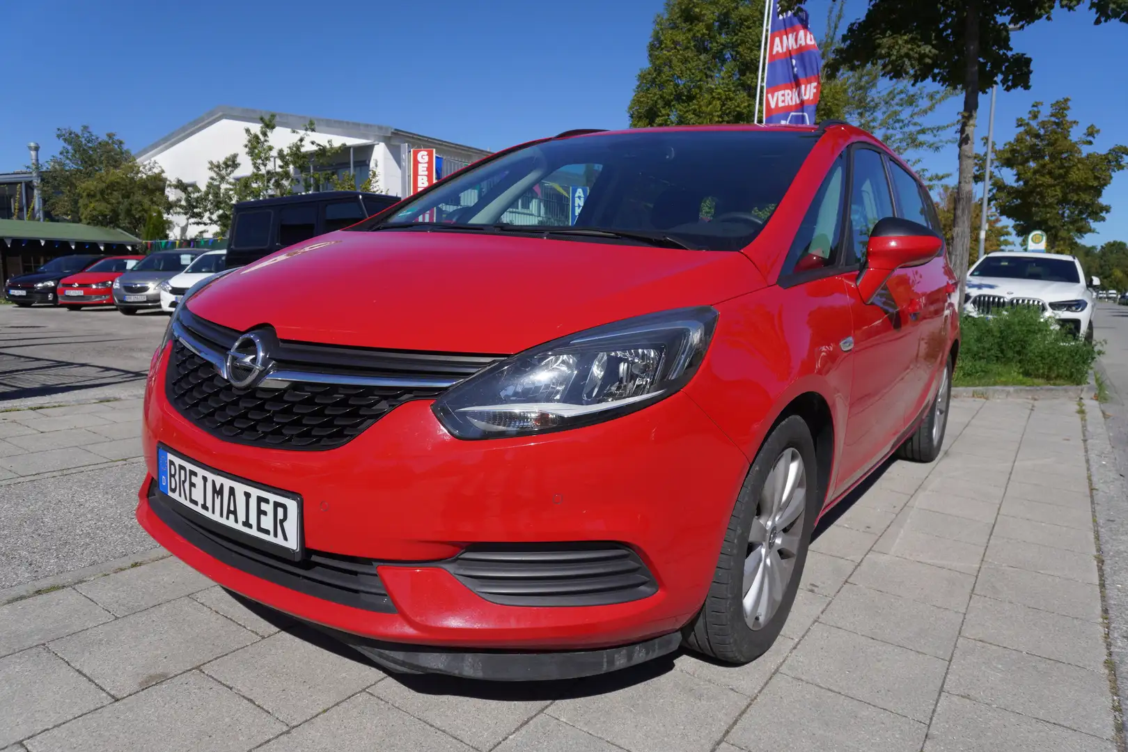 Opel Zafira EDITON*TÜV NEU*PDC VO+HI*LM 17´*7 SITZER Rouge - 1