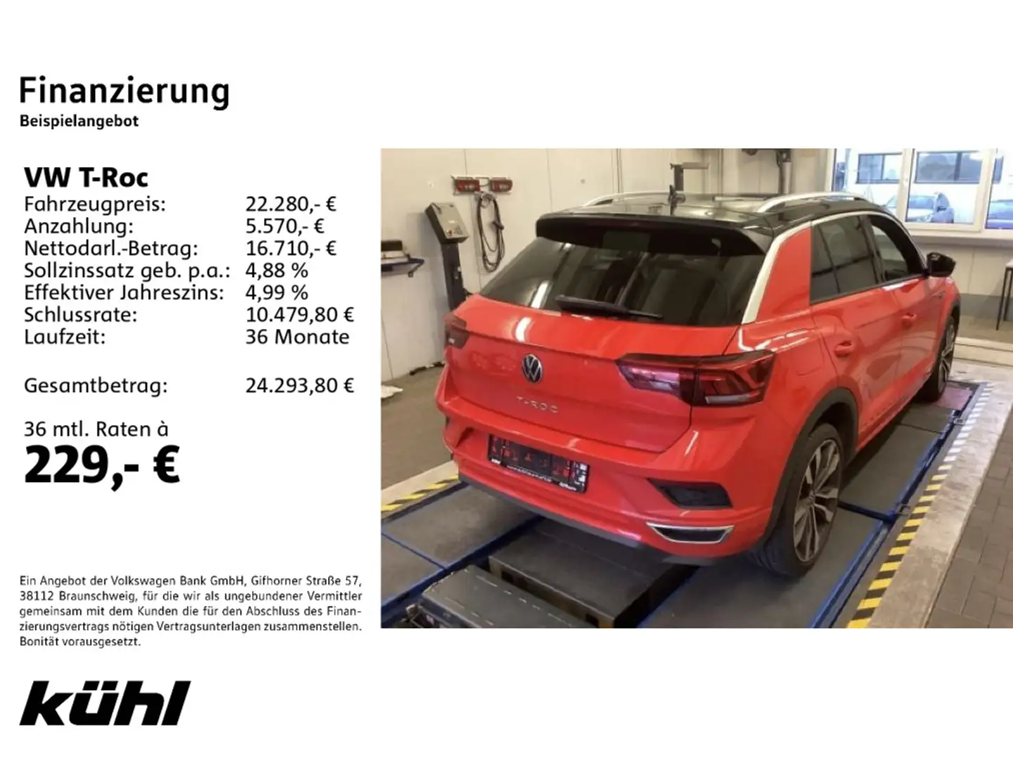 Volkswagen T-Roc 1.5 TSI DSG Sport LED/ACC/Kamera/Navi/AHK Rot - 2