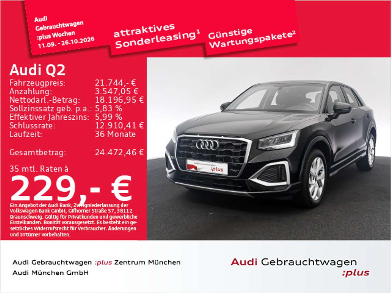 Audi Q2 2023 — 35 TFSI S tronic advanced Navi+