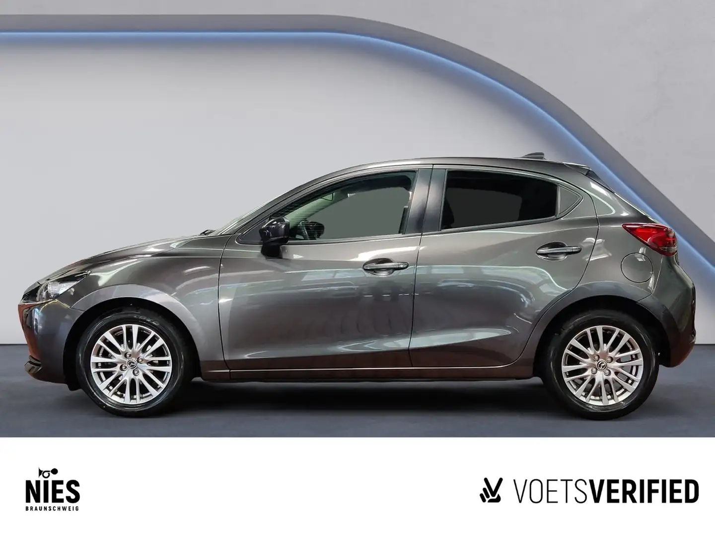 Mazda 2 Lim. 1.5 Kizoku App-Connect+LED+PDC H Grau - 2