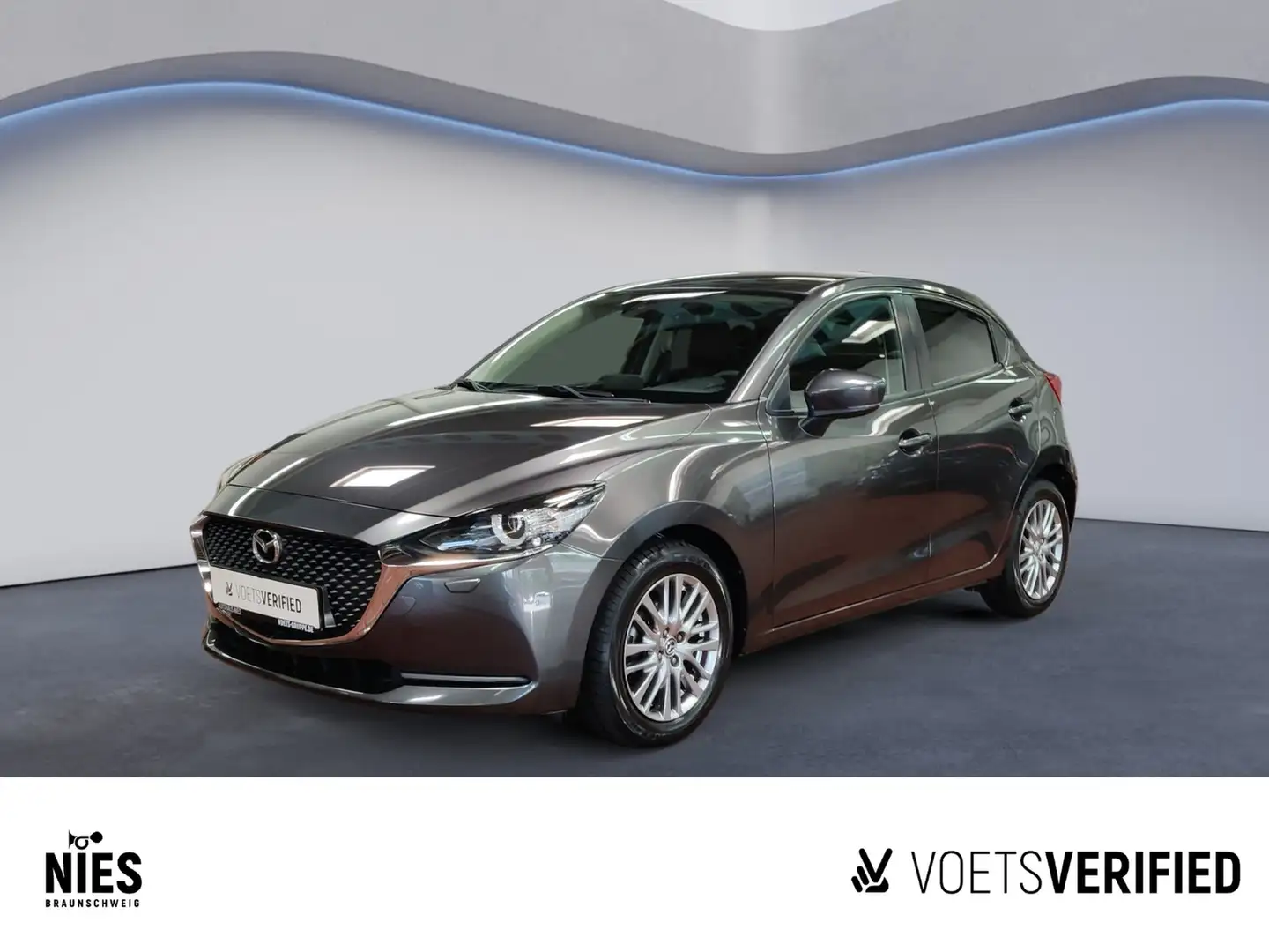 Mazda 2 Lim. 1.5 Kizoku App-Connect+LED+PDC H Grau - 1