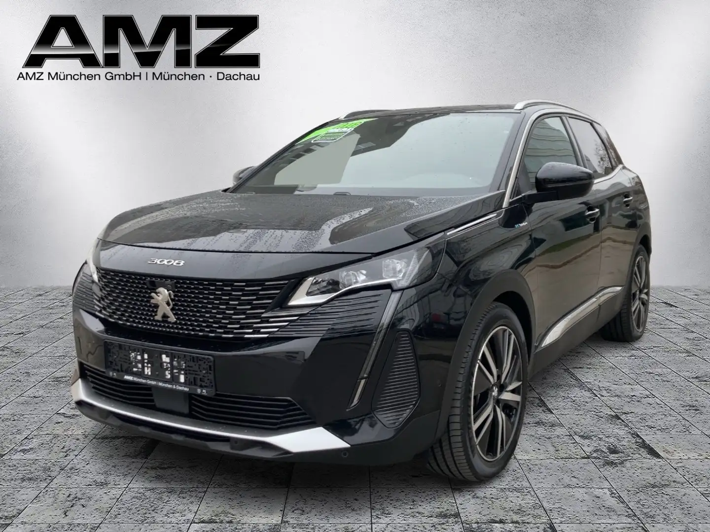 Peugeot 3008 Hybrid4 300 PHEV Müdigkeitserkennungs-Sen. Чорний - 1