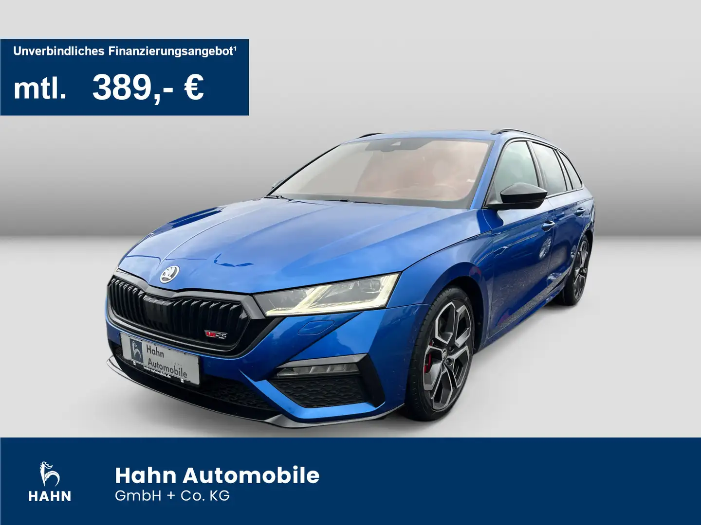 Skoda Octavia Combi 2.0TSI DSG RS Matrix Pano AHK HUD Blau - 1