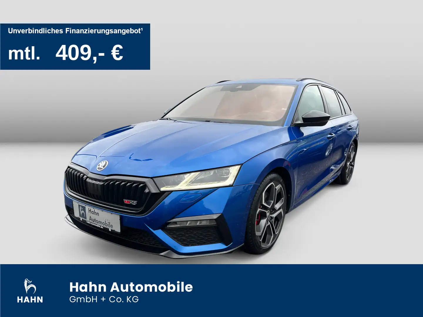 Skoda Octavia Combi 2.0TSI DSG RS Matrix Pano AHK HUD Blau - 1
