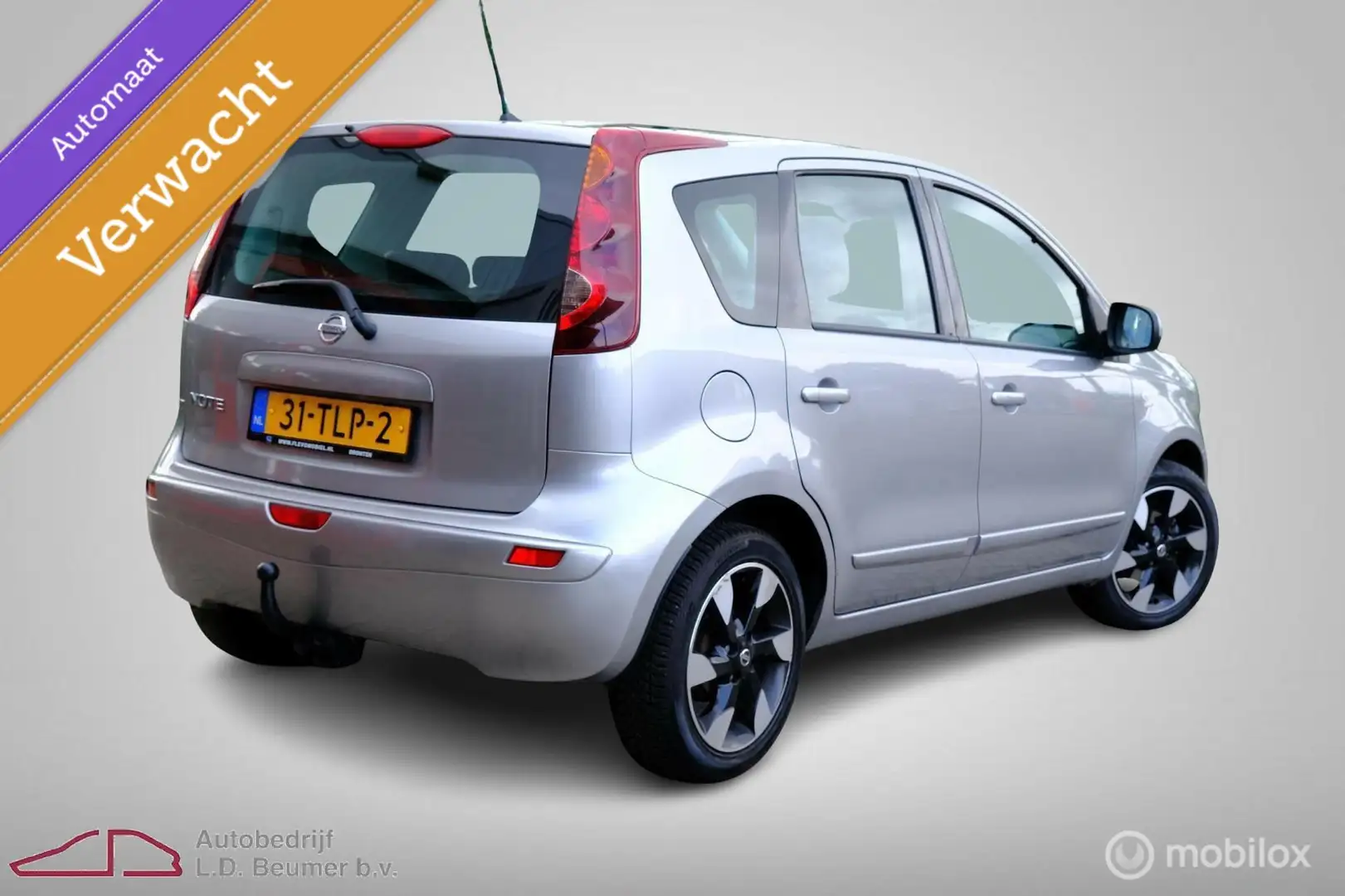 Nissan Note 1.6 Life + AUT *NL, TRKHK, RIJKLAARPRIJS!* Grijs - 2