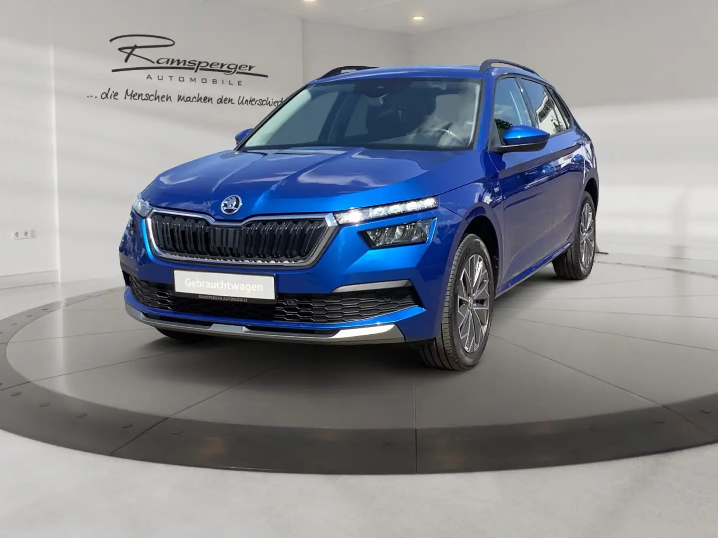 Skoda Kamiq 1.0 TSI DSG Tour AHK GRA LED APP Kamera Blau - 2