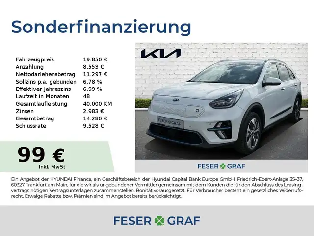 Kia Niro SPIRIT 3PH Glasdach LEDER 8-fach-bereift