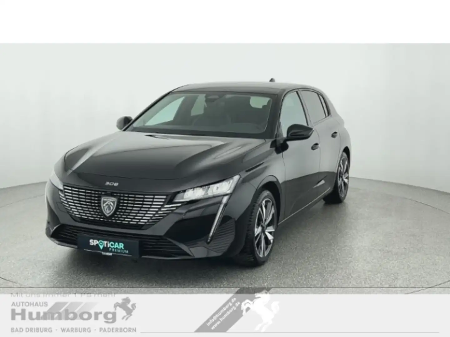 Peugeot 308 Allure 1.2 PureTech 130 Navi LED 2-Zonen-Klimaauto Noir - 1