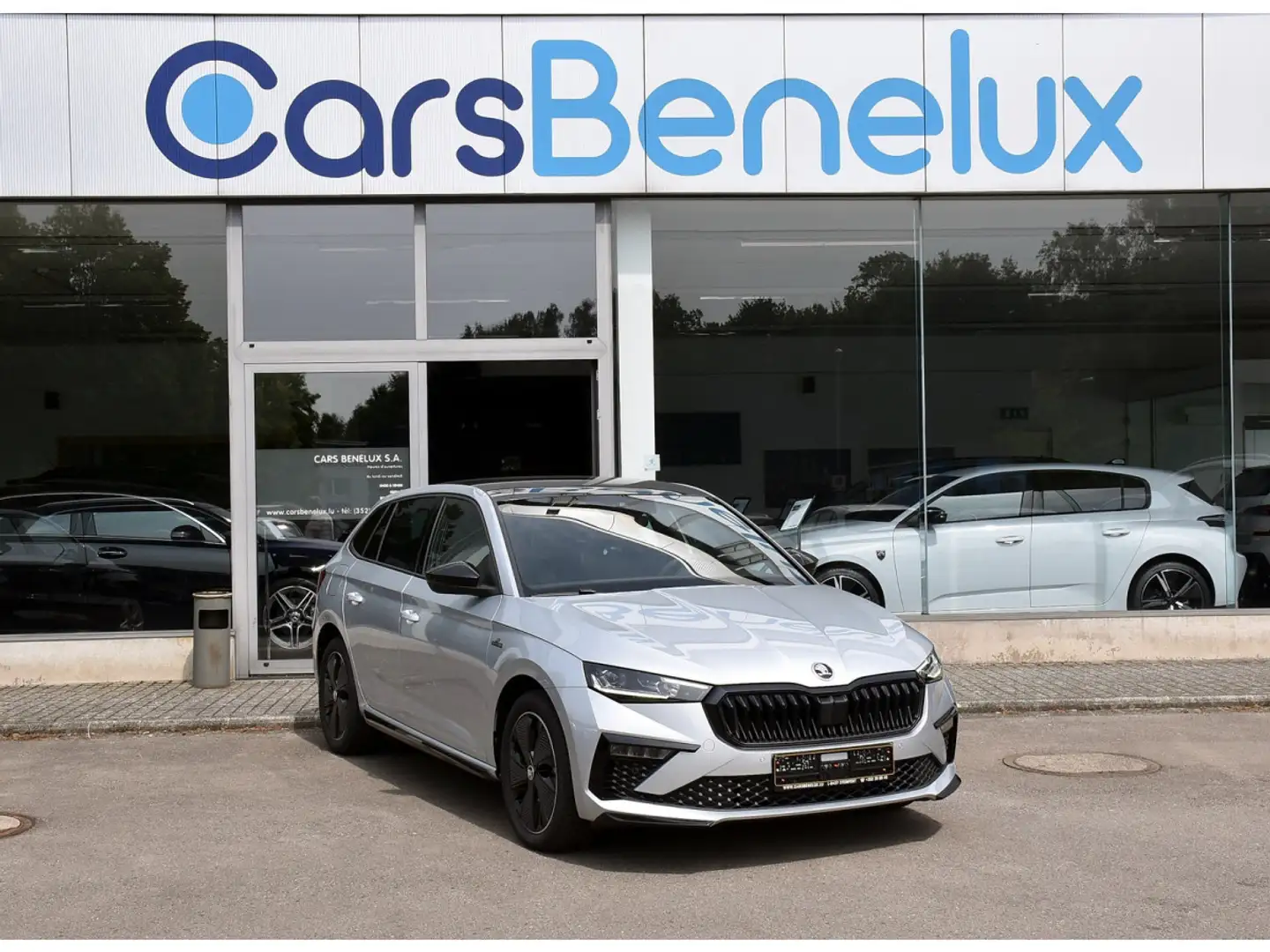 Skoda Scala 1.0 TSI Monte Carlo DSG TOIT PANO CAM LANE KEYLESS Argent - 1