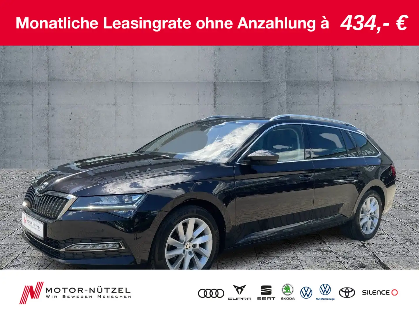 Skoda Superb Combi 2.0 TDI DSG 4x4 STYLE MATRIX+NAVI Schwarz - 1