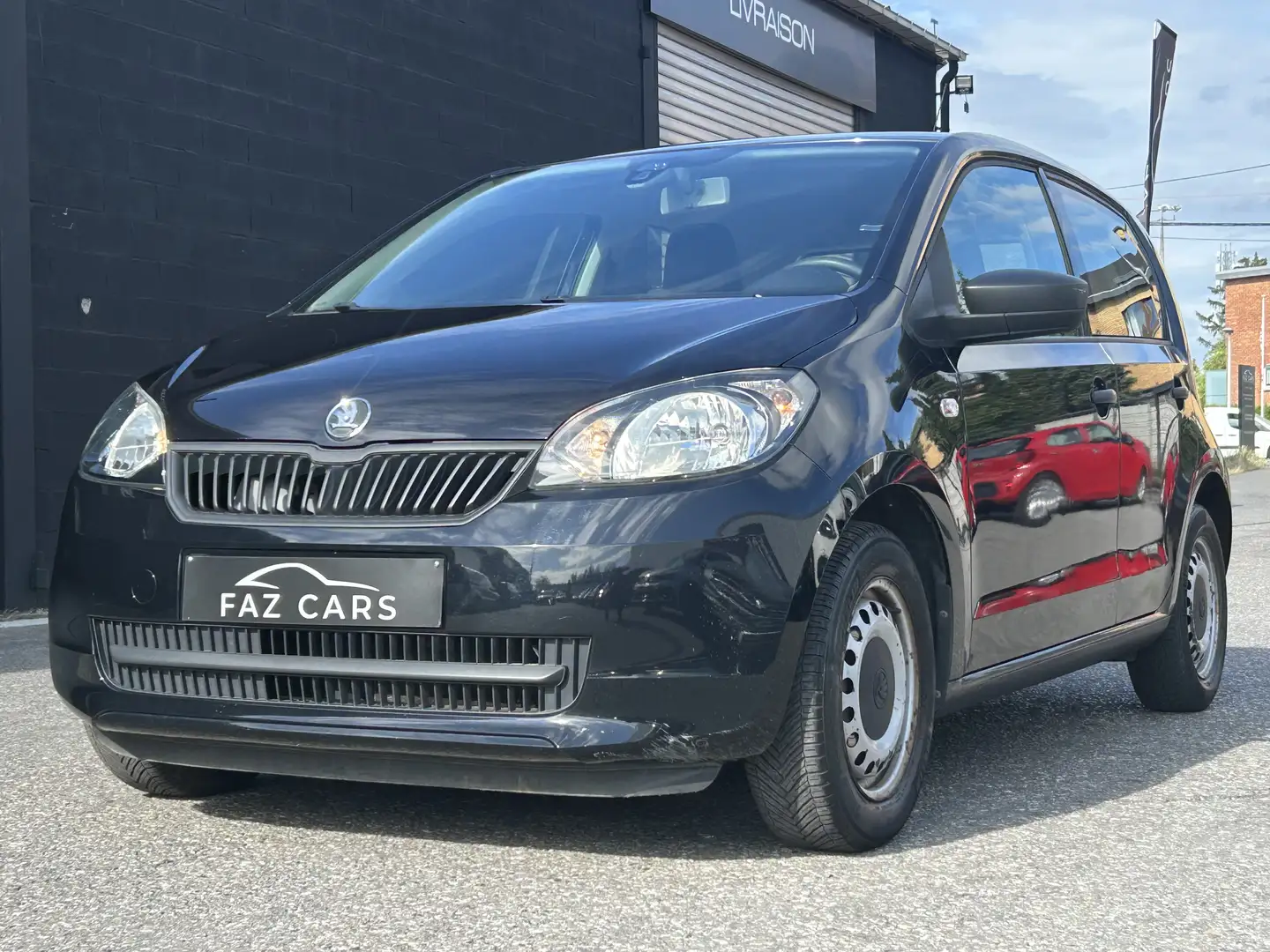 Skoda Citigo 1.0i Active * 1ER PROP + GARANTIE 12 MOIS * Noir - 1