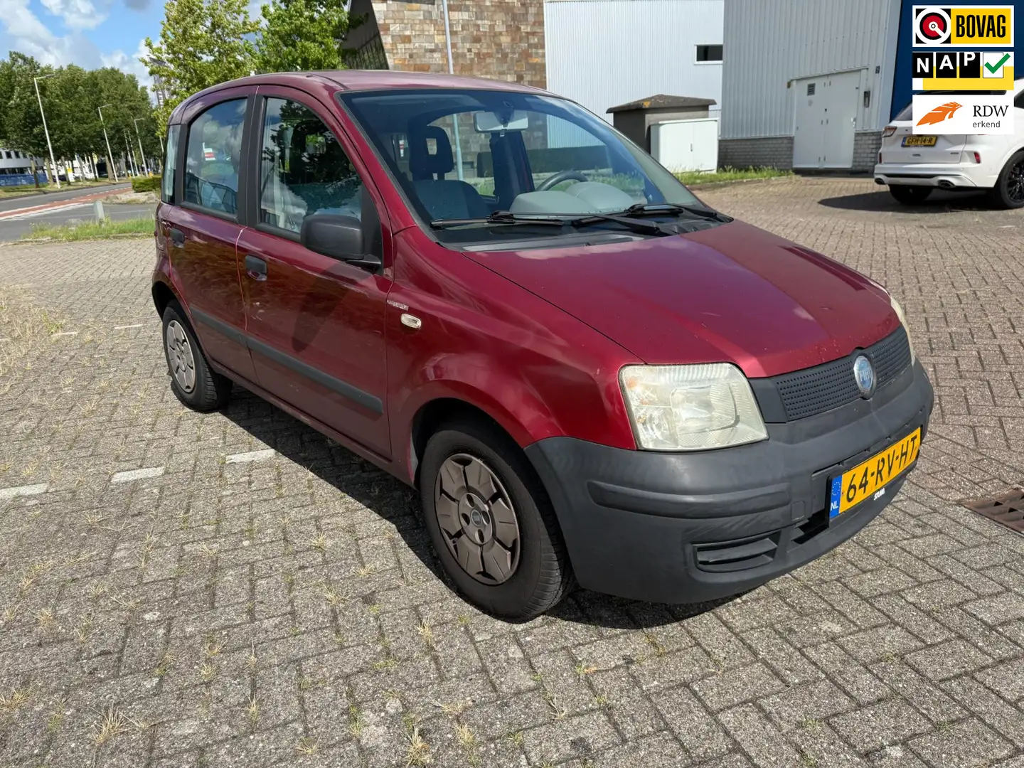 Fiat Panda 1.1 Active Plus airco elek. ramen Rojo - 1