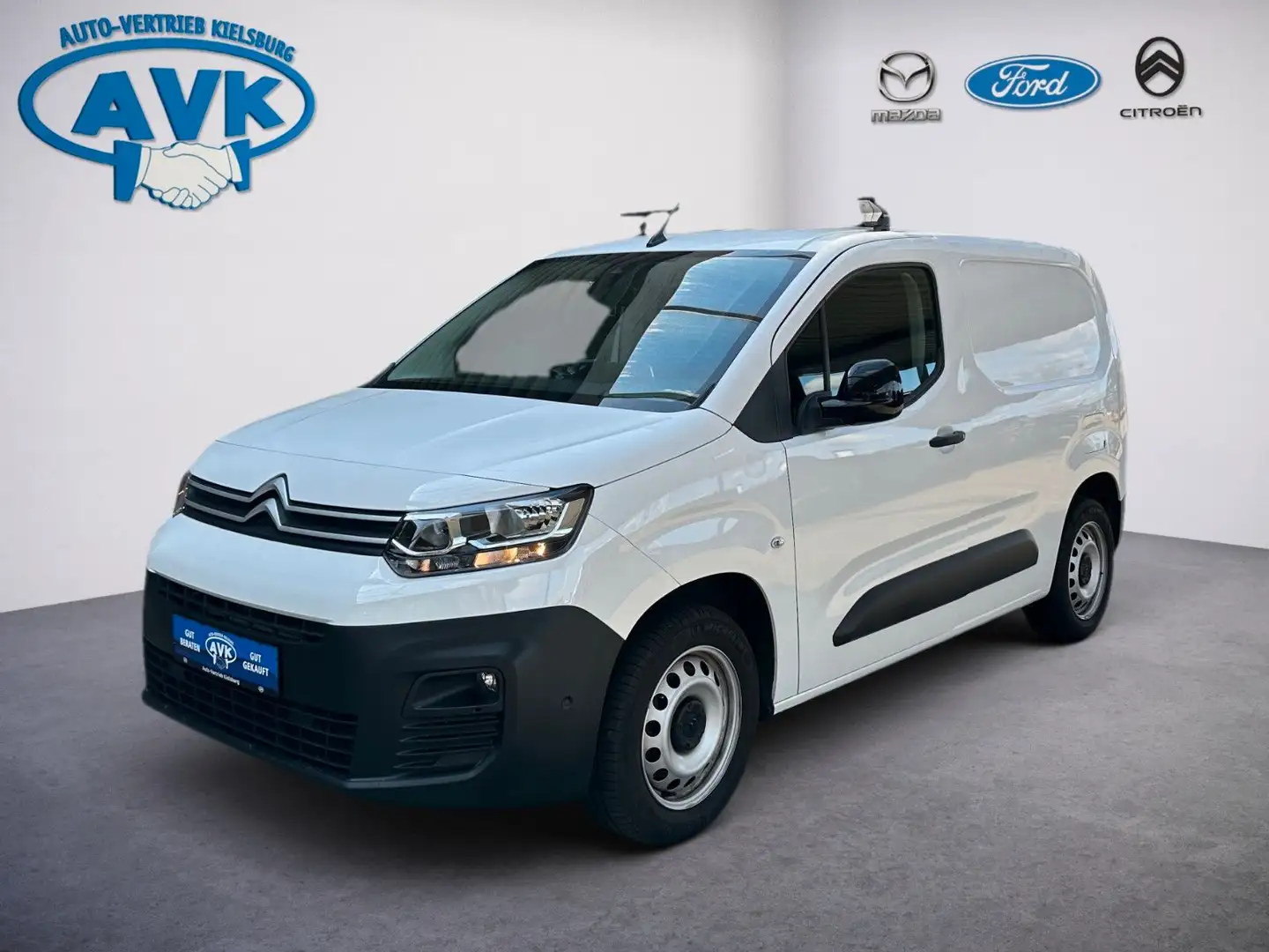 Citroen Berlingo Kasten Club M/L1 mit AHK, Klima Weiß - 2
