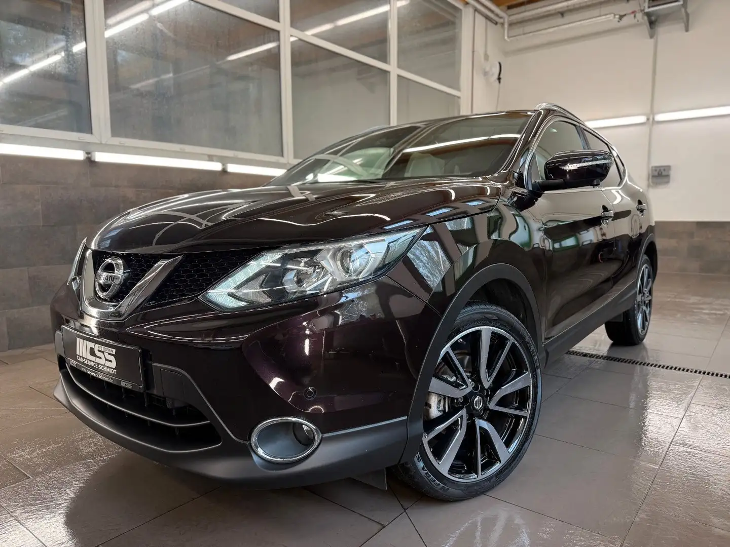 Nissan Qashqai Tekna LED LEDER PANO AHK NAVI 360 SHZ 19 Mauve - 1