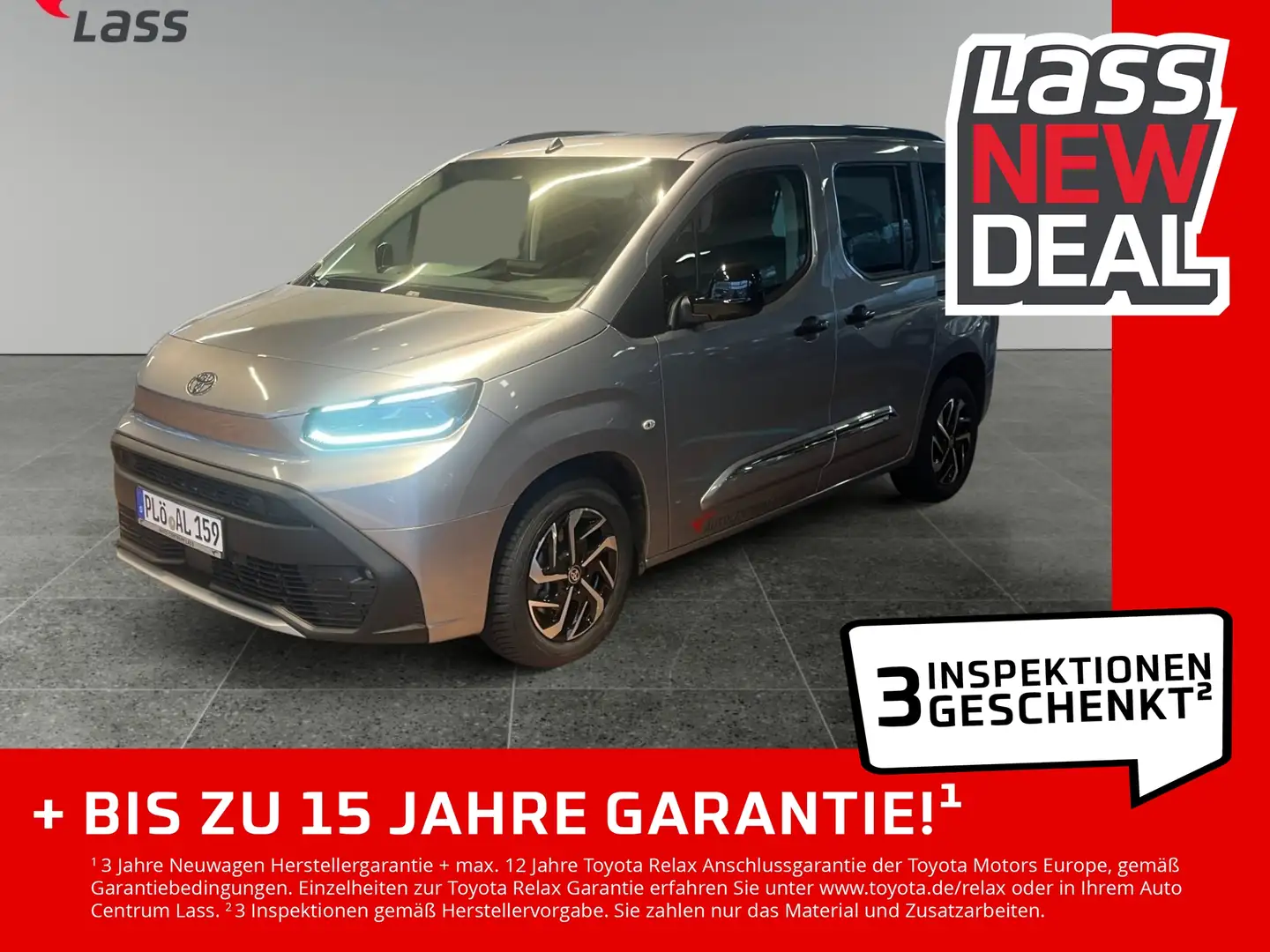 Toyota Proace City Verso 1.2 L1 Teamplayer +1,99% Zins+ Silber - 1