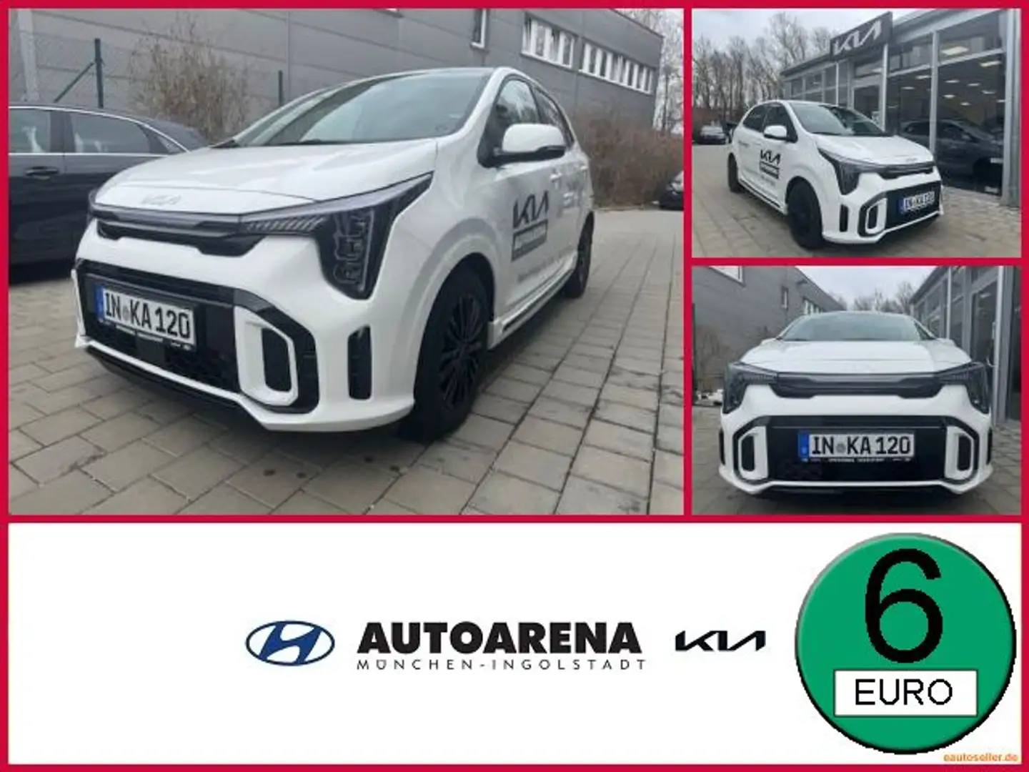 Kia Picanto 1.2 GT-Line +NAVI+Rückfahrkamera+ Blanc - 1