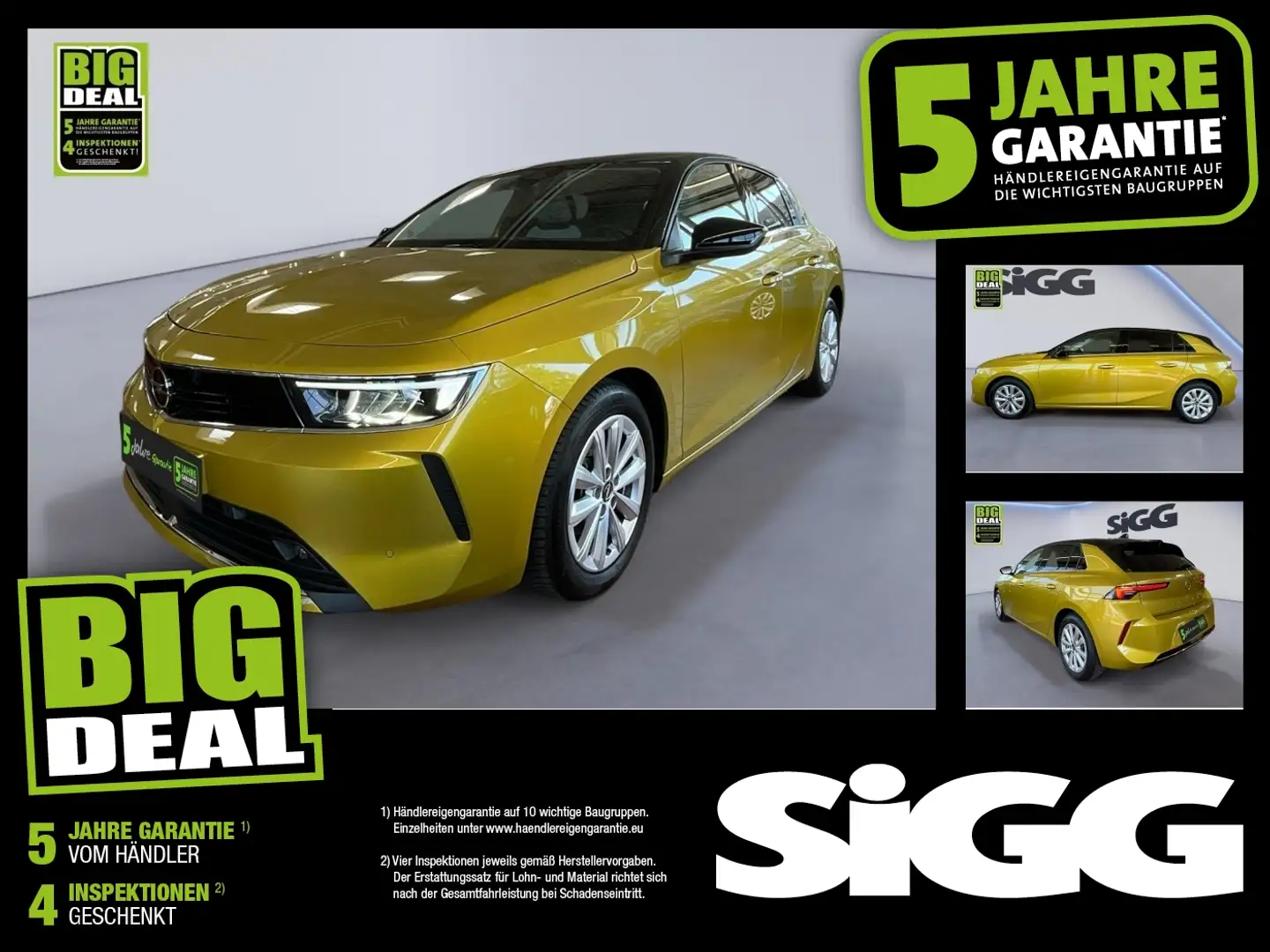 Opel Astra L 1.2 Turbo Elegance LED, Sitzheizung Gelb - 1