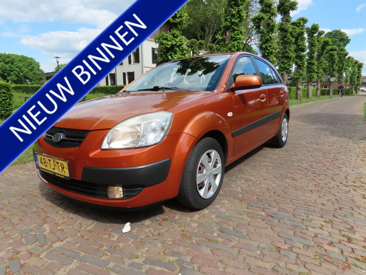 Kia Rio 1.6 CVVT EX Ecc Stuurbekrachtiging 5 Drs***Apk t/m Orange - 1