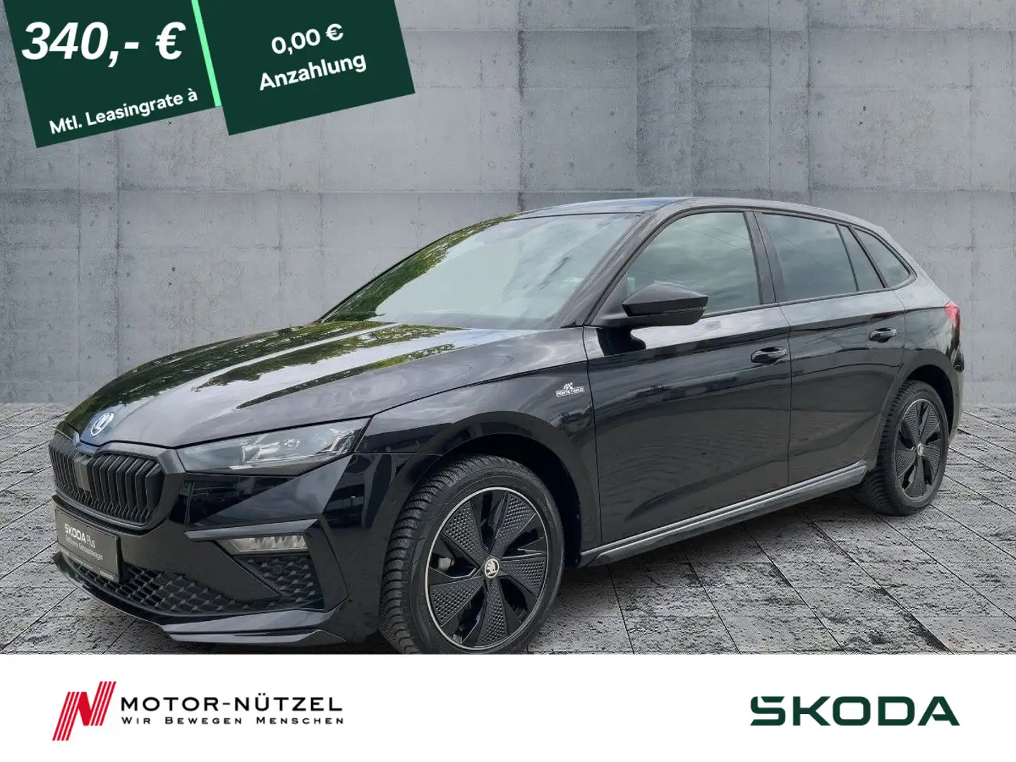 Skoda Scala 1.5 TSI DSG MONTE CARLO MATRIX+NAV+PDC+SHZ Schwarz - 1