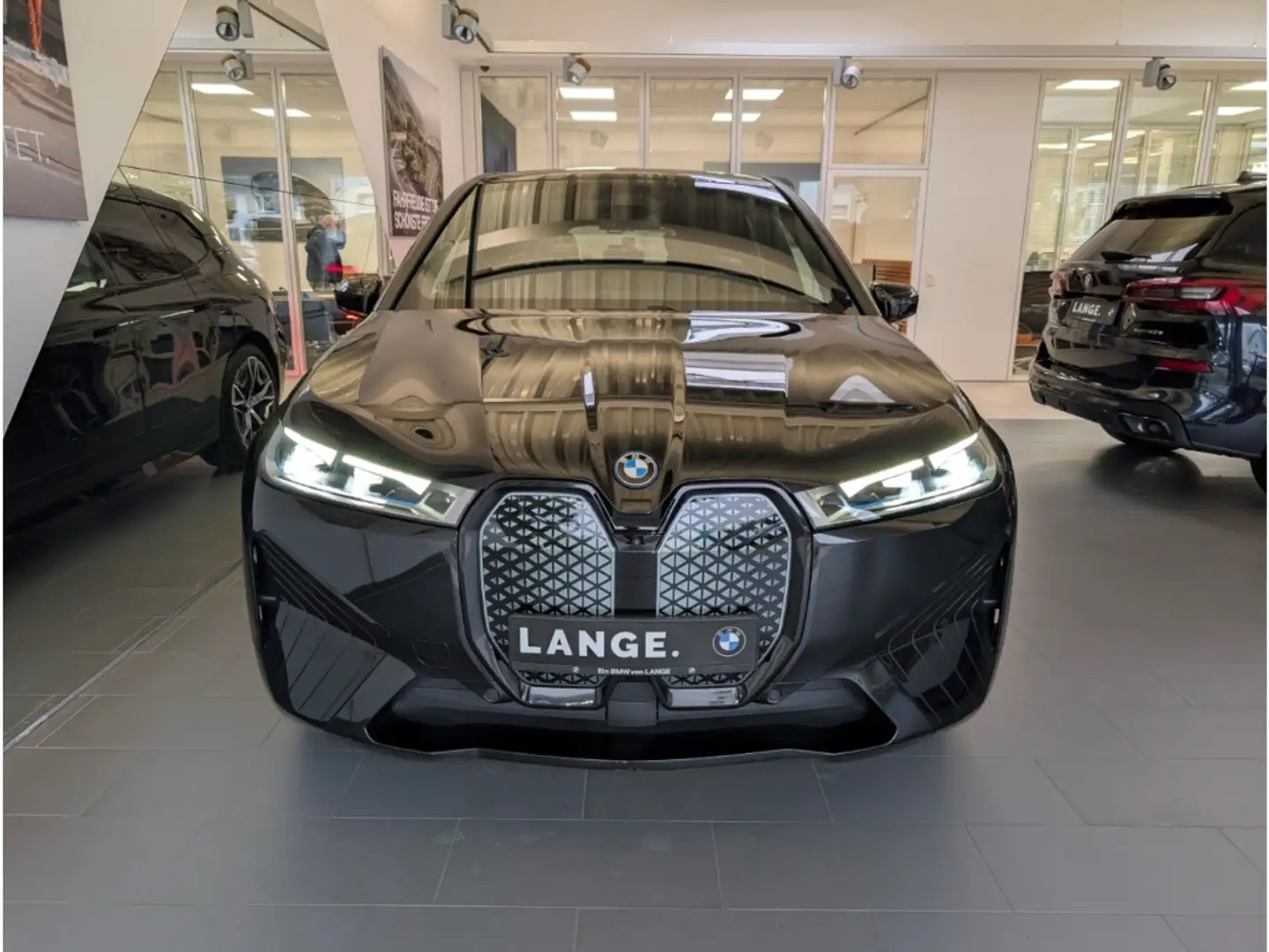 BMW iX 50 LASER PANO 2Achs AHK SPORT 360 Noir - 2