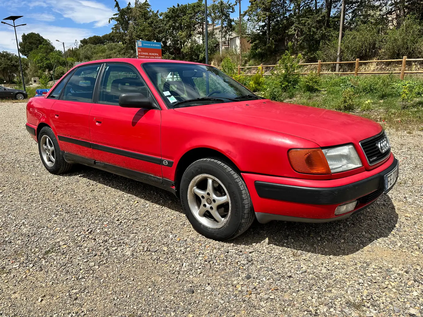 Audi 100 100 2.3 E Quattro Confort Rouge - 1