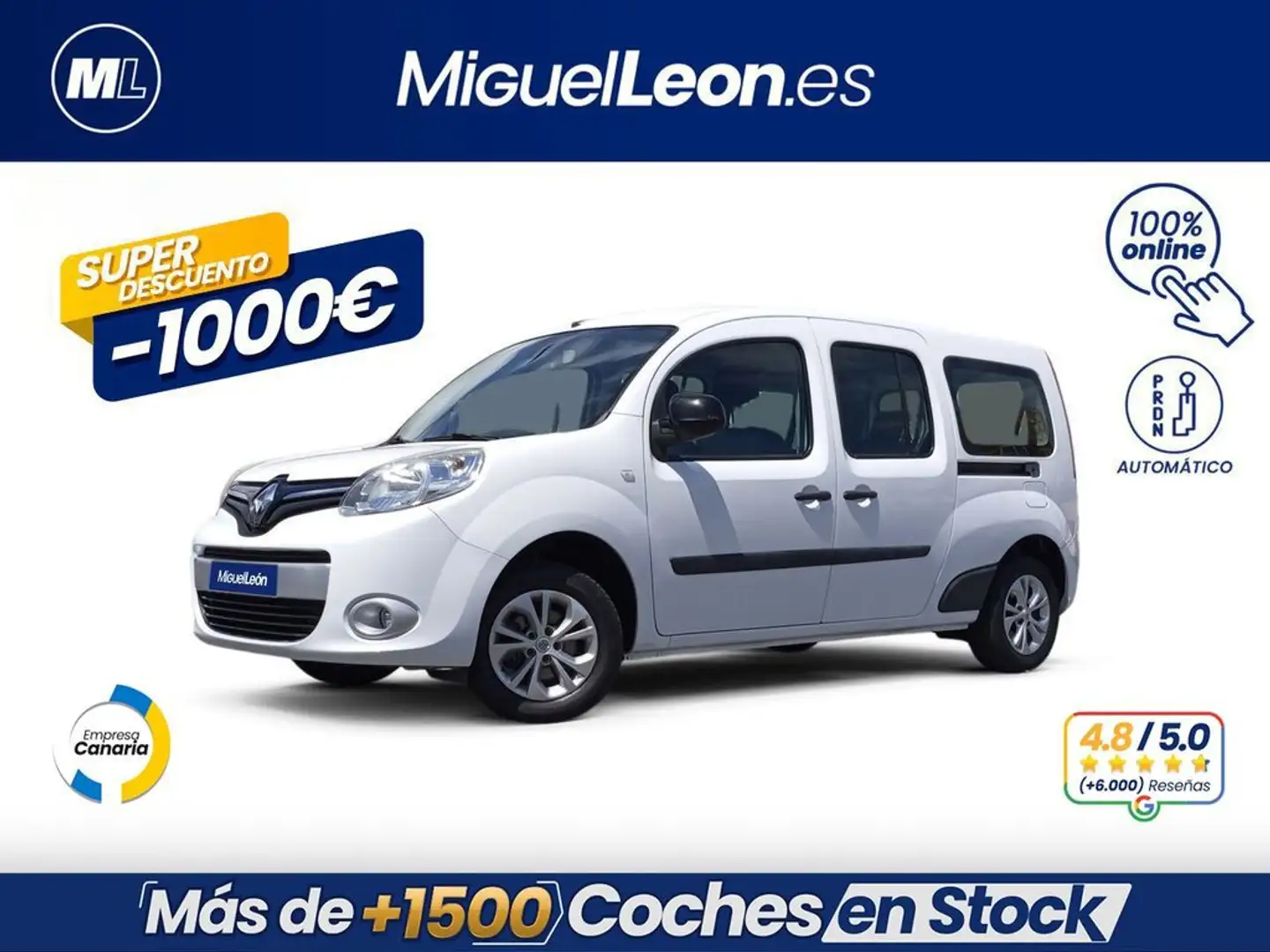 Renault Kangoo Grand Combi 1.5dCi 7pl. 80kW Blanco - 1