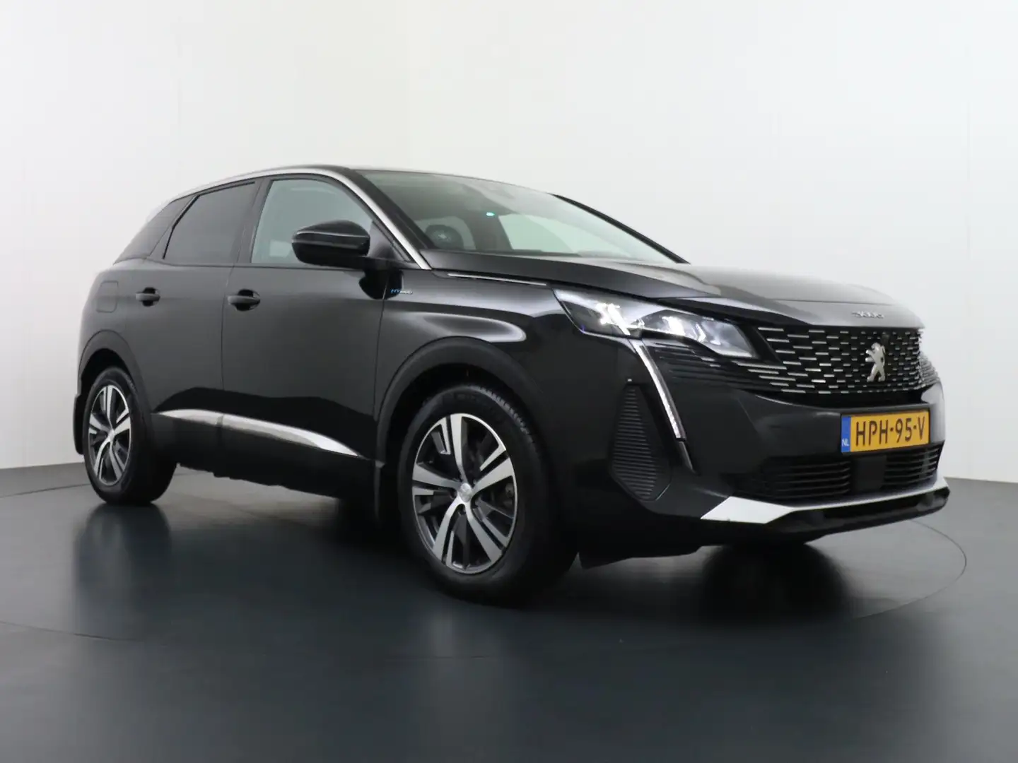 Peugeot 3008 1.6 HYbrid 225 Allure CAMERA | NAVI | RIJKLAAR INC Zwart - 2