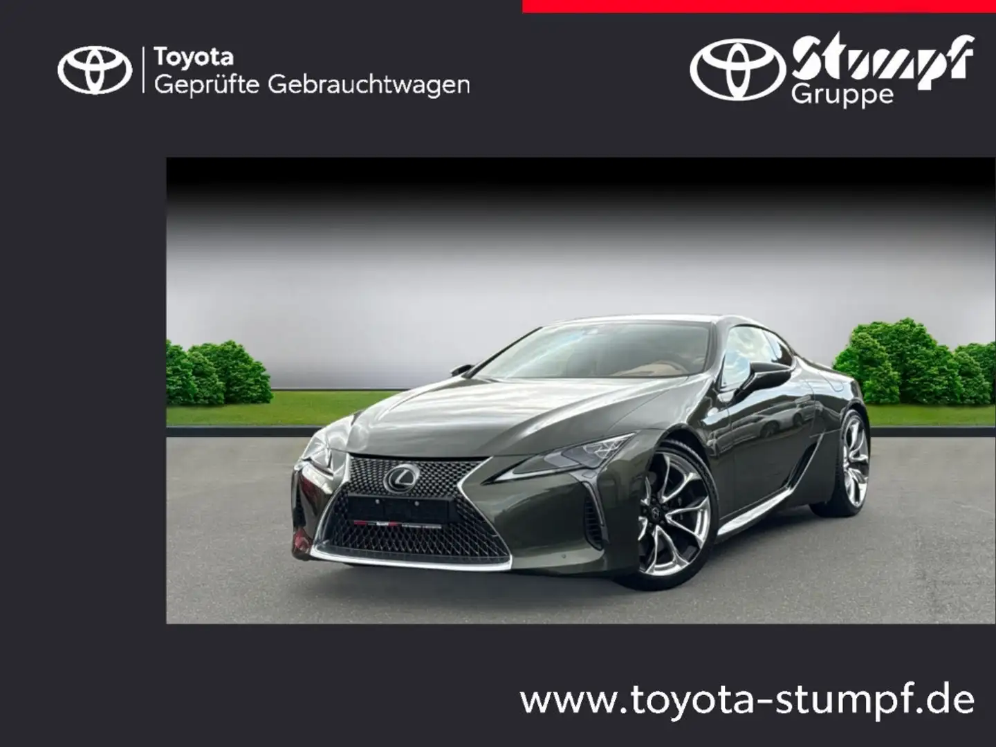 Lexus LC 500 Coupe Navi Leder Soundsystem Memory Sitze Klimasit Зелений - 1