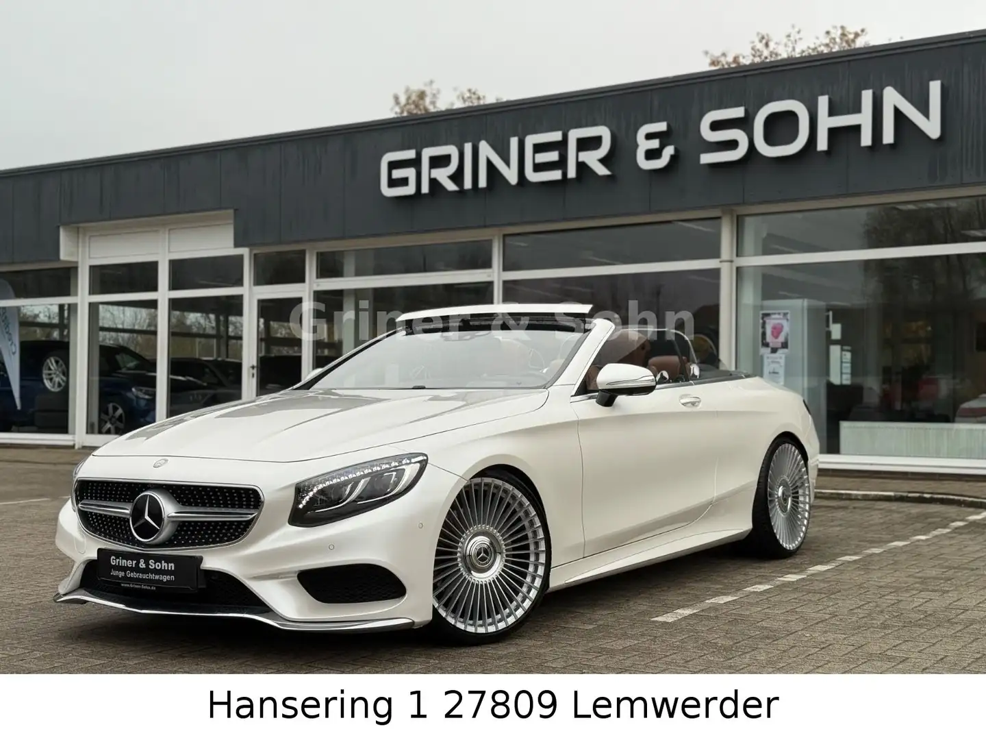 Mercedes-Benz S 500 Cabrio,AMG,22-Zoll,Voll,Designo,Night-Visi Silber - 1