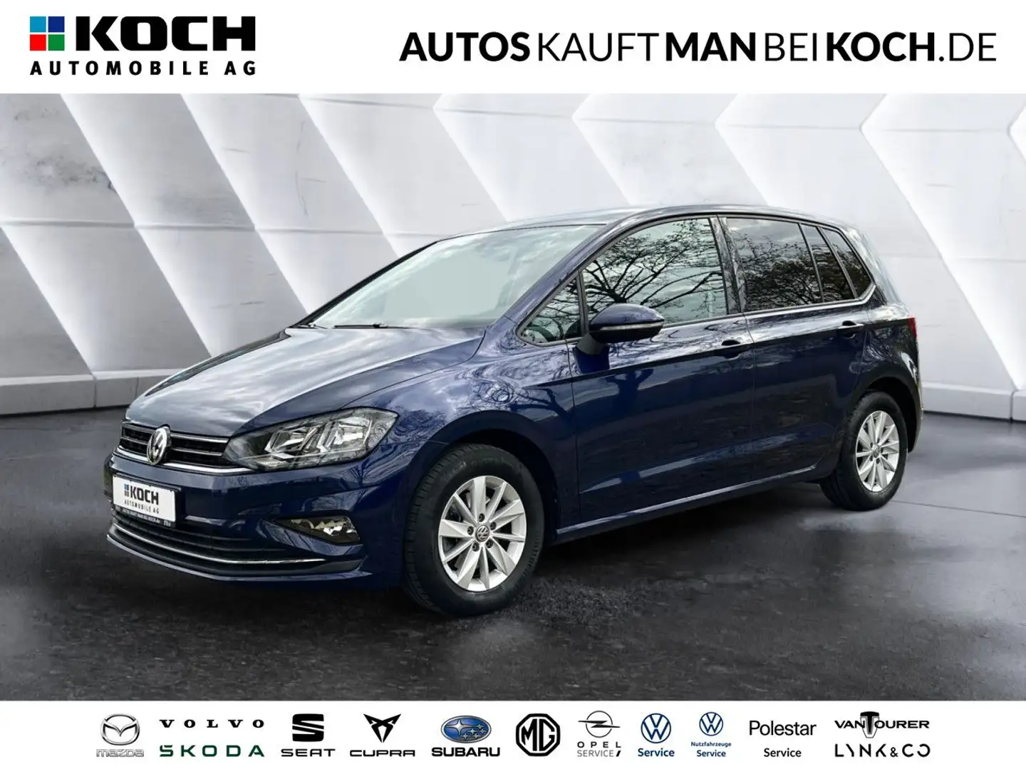 Volkswagen Golf Sportsvan 1.5 TSI Comfortline SHZ 2xPDC ACC Blauw - 1