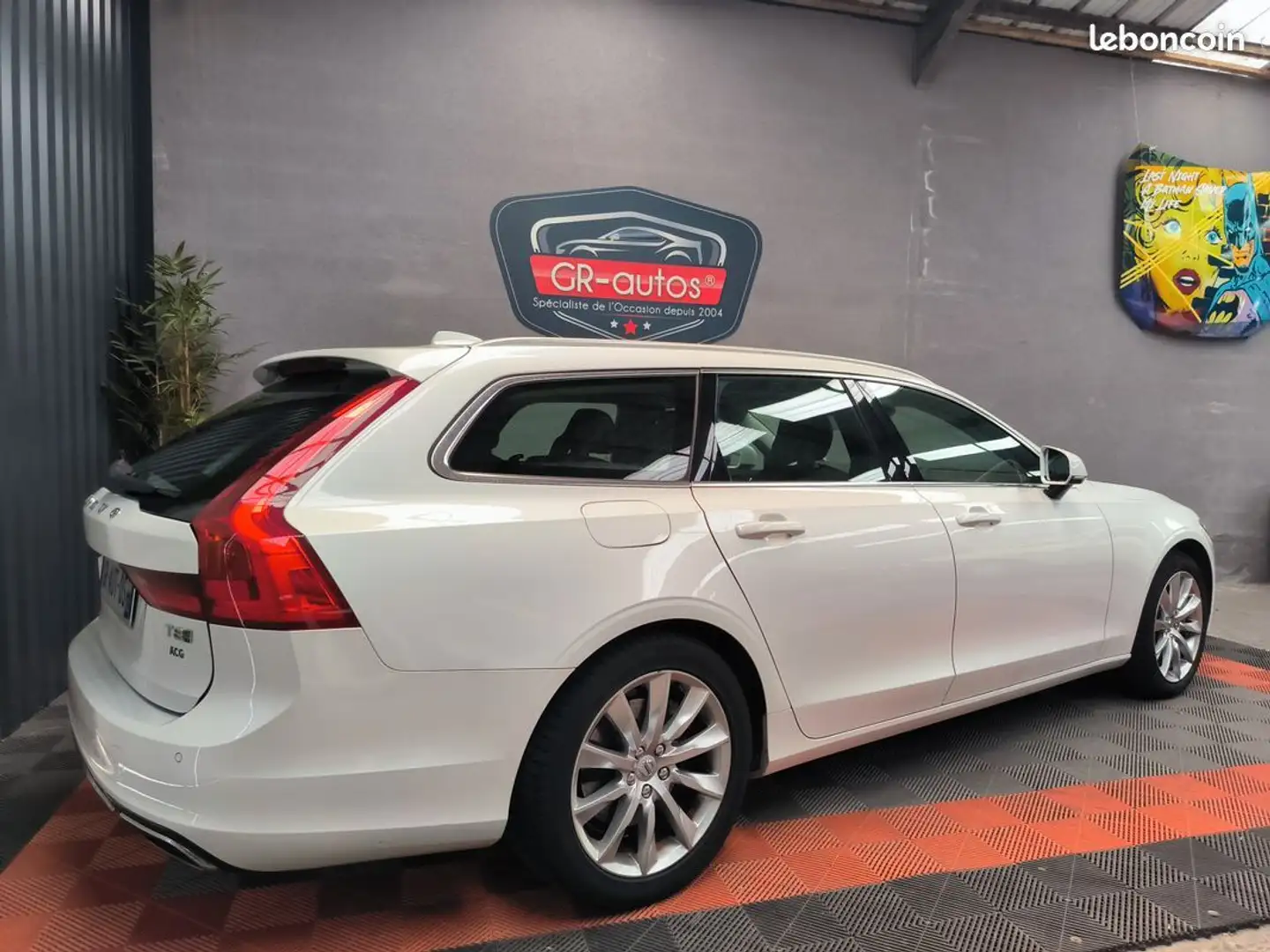 Volvo V90 T8 2.0L PLUG-IN HYBRID inscription Luxe AWD 303 %2 Blanc - 2