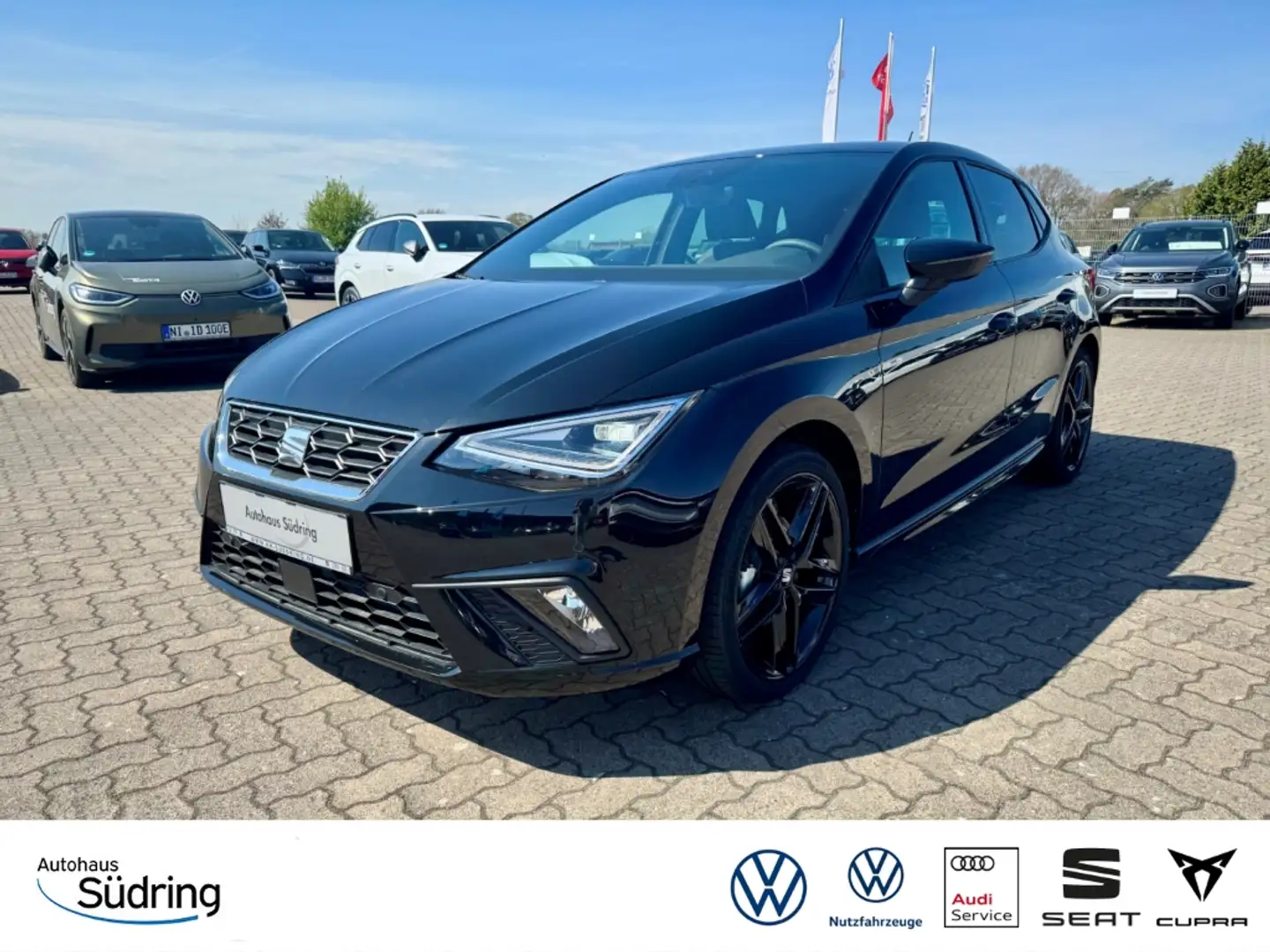 SEAT Ibiza FR Black Edition 1.0 TSI Navi beats Rfk. Schwarz - 1