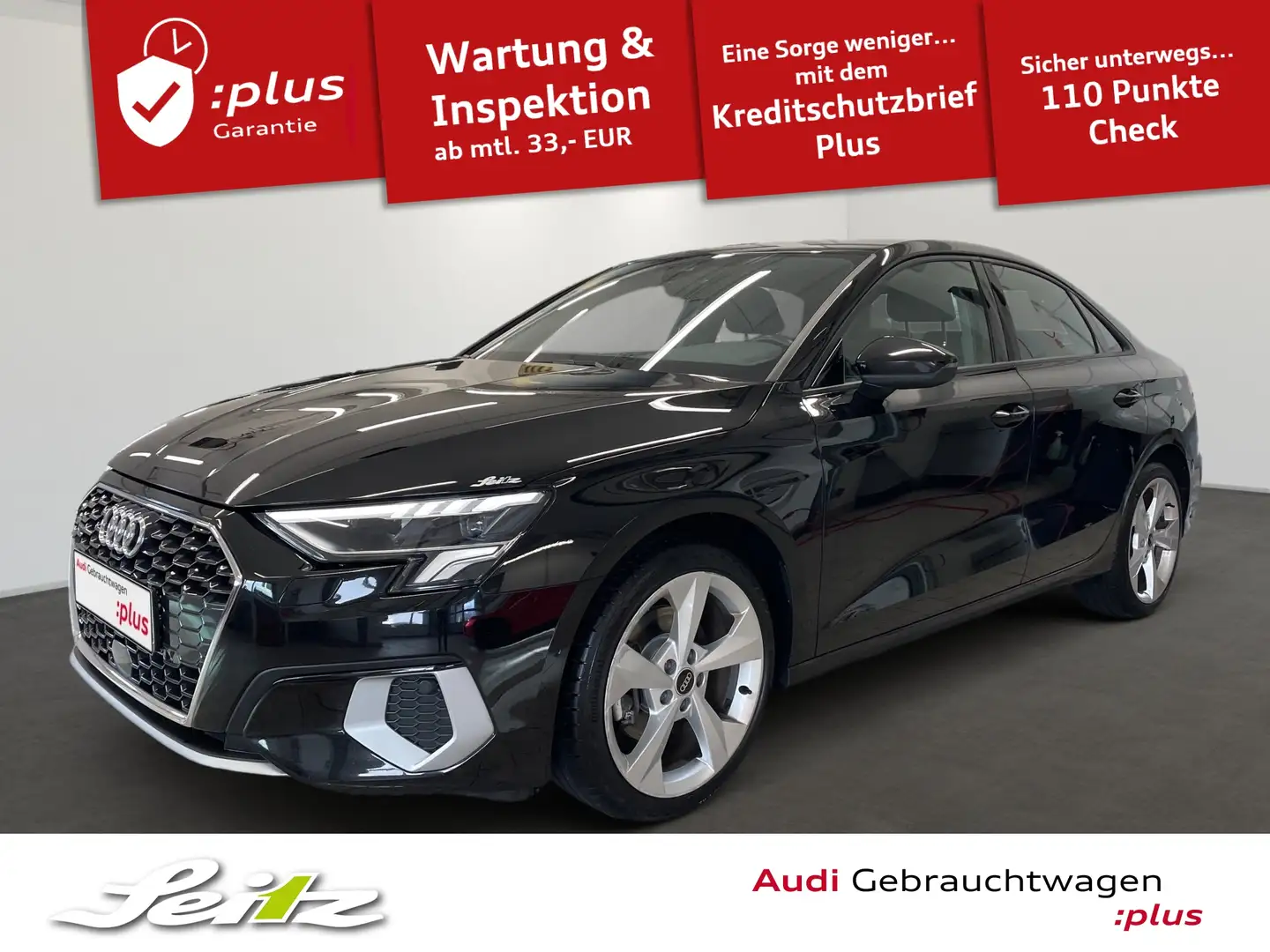 Audi A3 Limousine 40 TDI quattro advanced *B&O*LED*KAMERA* Schwarz - 1