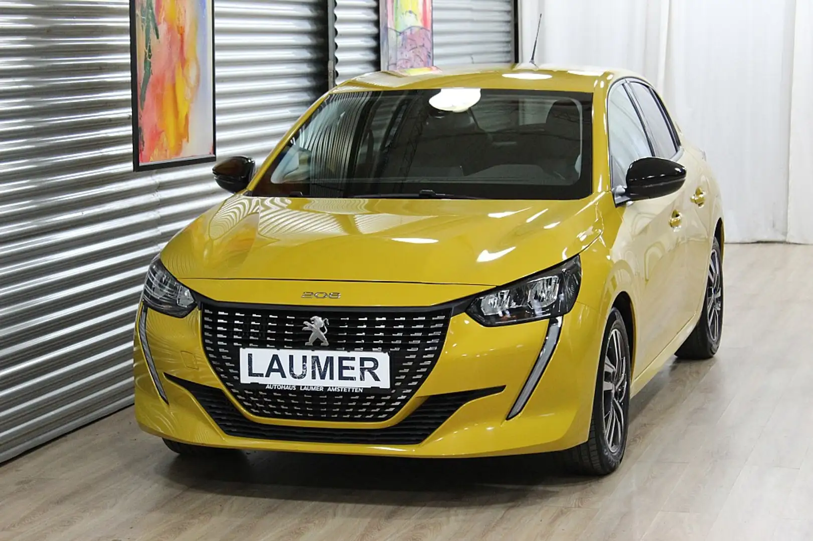 Peugeot 208 Allure PureTech 100 S&S +Navi/Klimaautomatik Gelb - 2
