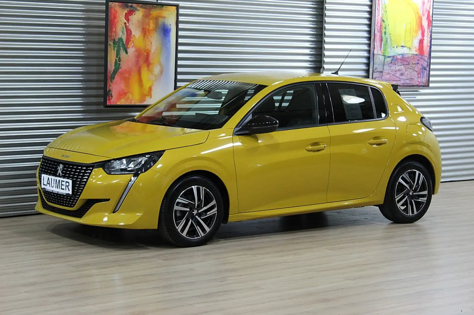 Peugeot 208 Allure PureTech 100 S&S +Navi/Klimaautomatik Gelb - 1