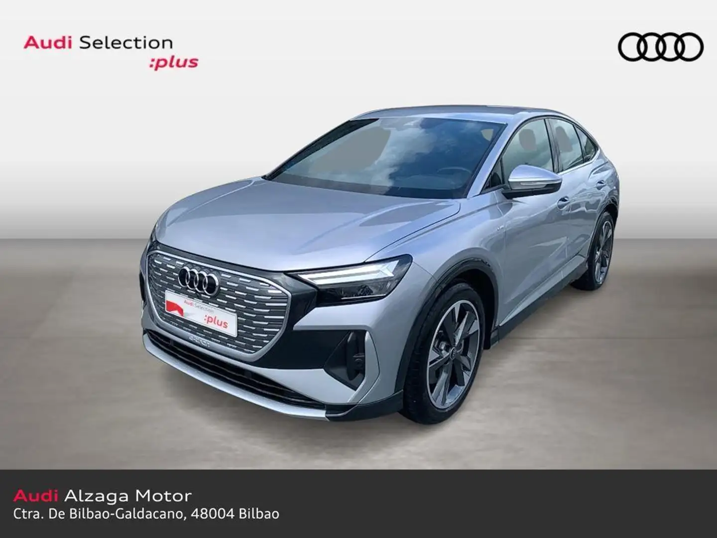 Audi Q4 e-tron Sportback 40 S-Line 82KWh Plateado - 1