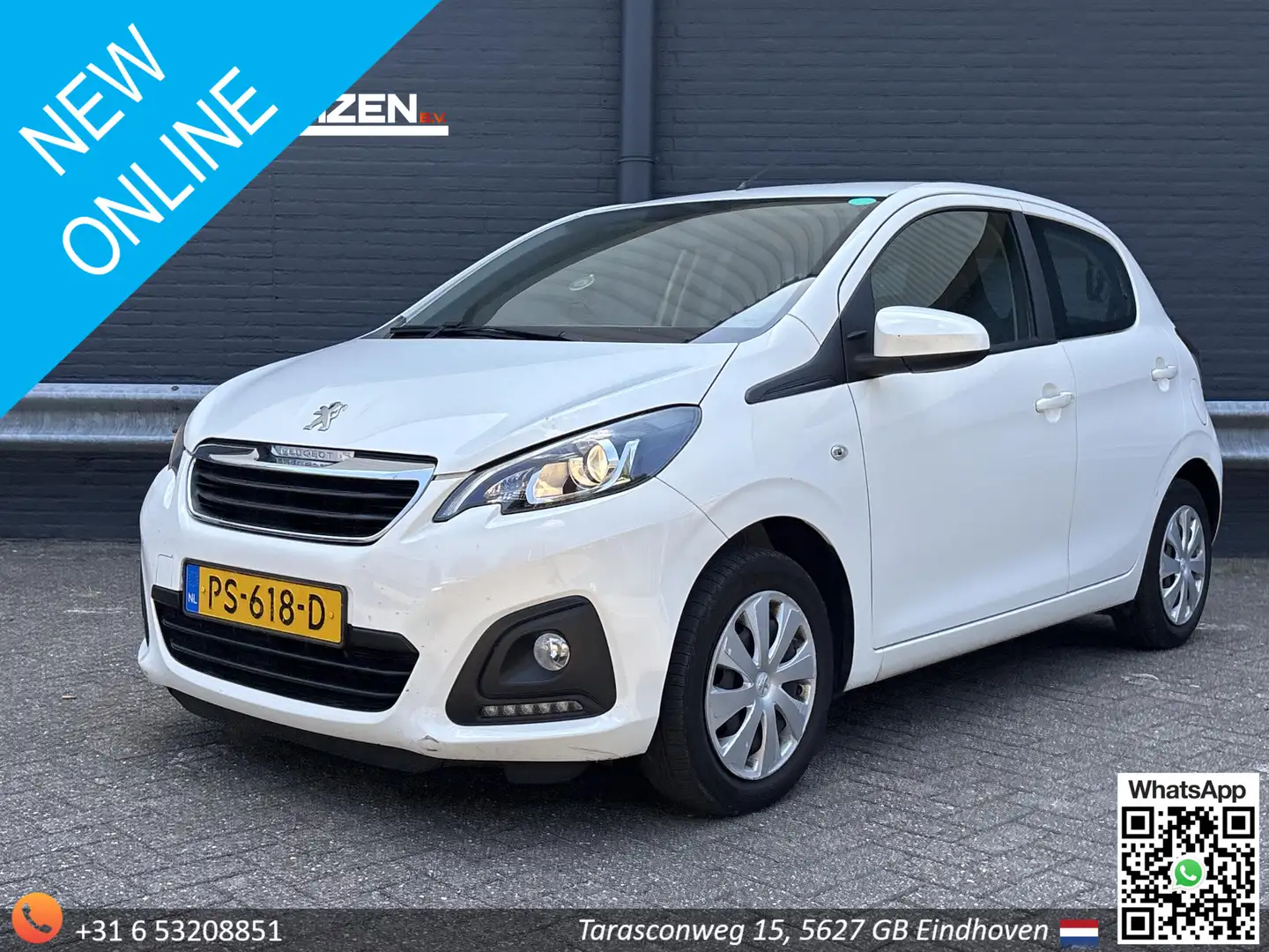 Peugeot 108 1.0 e-VTi Active | € 3.700,- NETTO! | 5 Deurs | Ai Wit - 1
